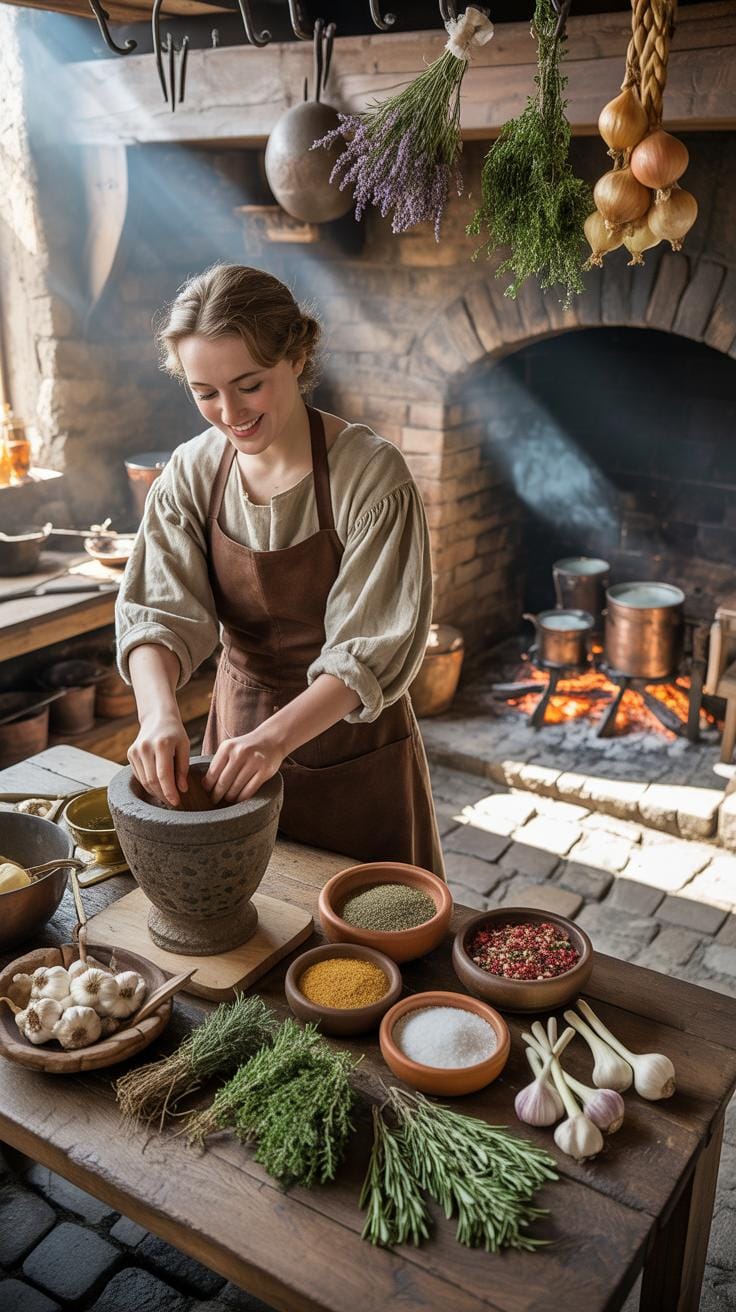 0147 1 a bright photorealistic medieval kitchen 7kwlC7YOQEK1ycoXFrWKdw KmQDtANvROKMKTOCLP67YA cover