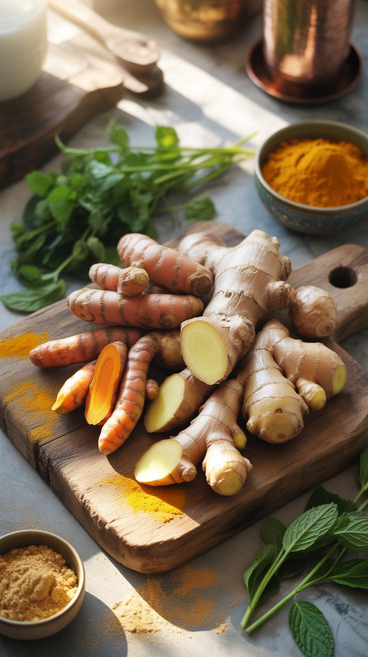 0137 1 a photorealistic image of fresh turmeric bRFdqw9LXuiMmSWN4by2Ig nTzNgfDdRaafYTkMynKe0w cover