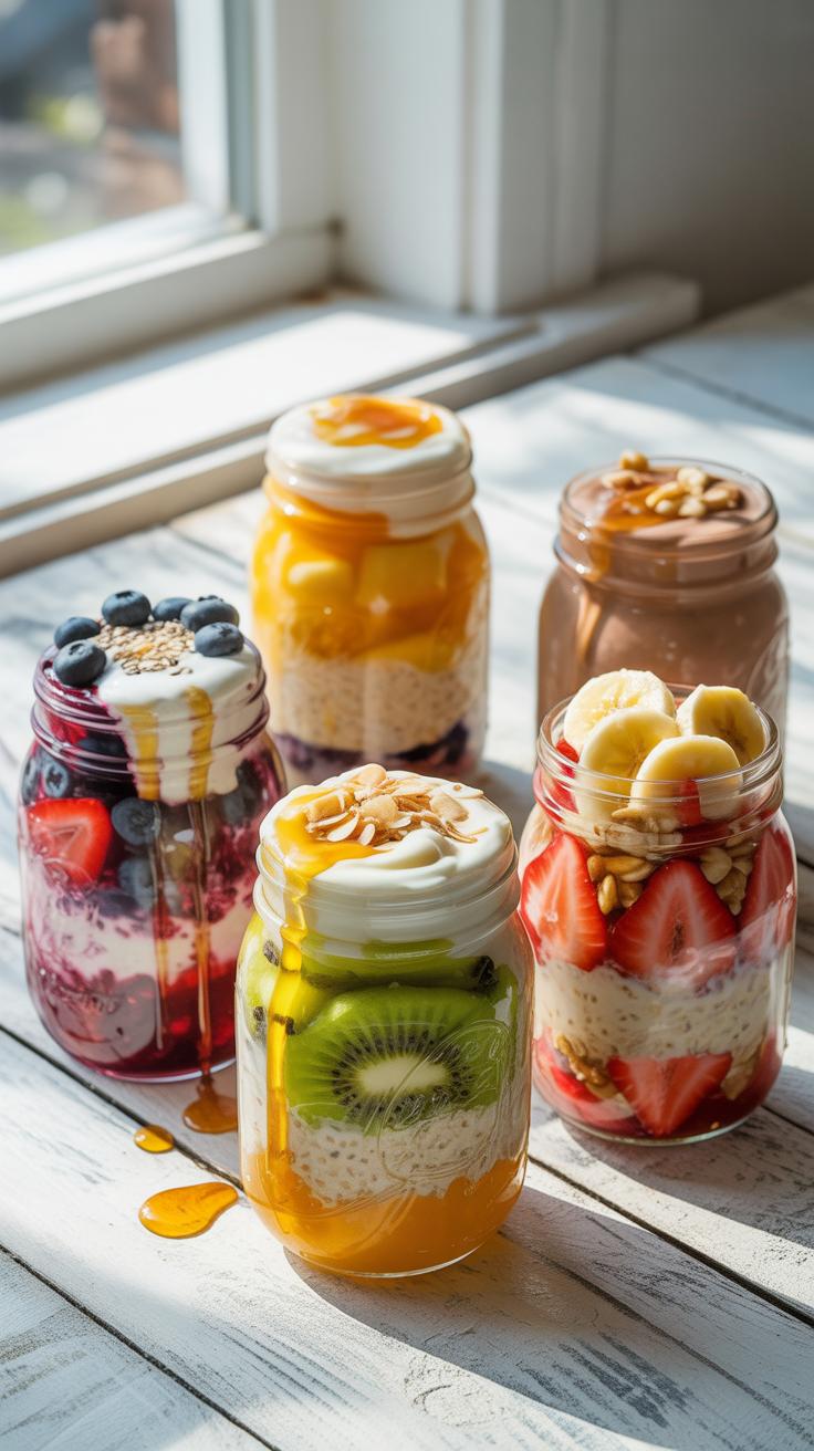 0158 1 a photorealistic image of five mason jar AeYLKH 3UtihoUuSoNp7ow YU5dNcRNTc pvszq8efUtA cover