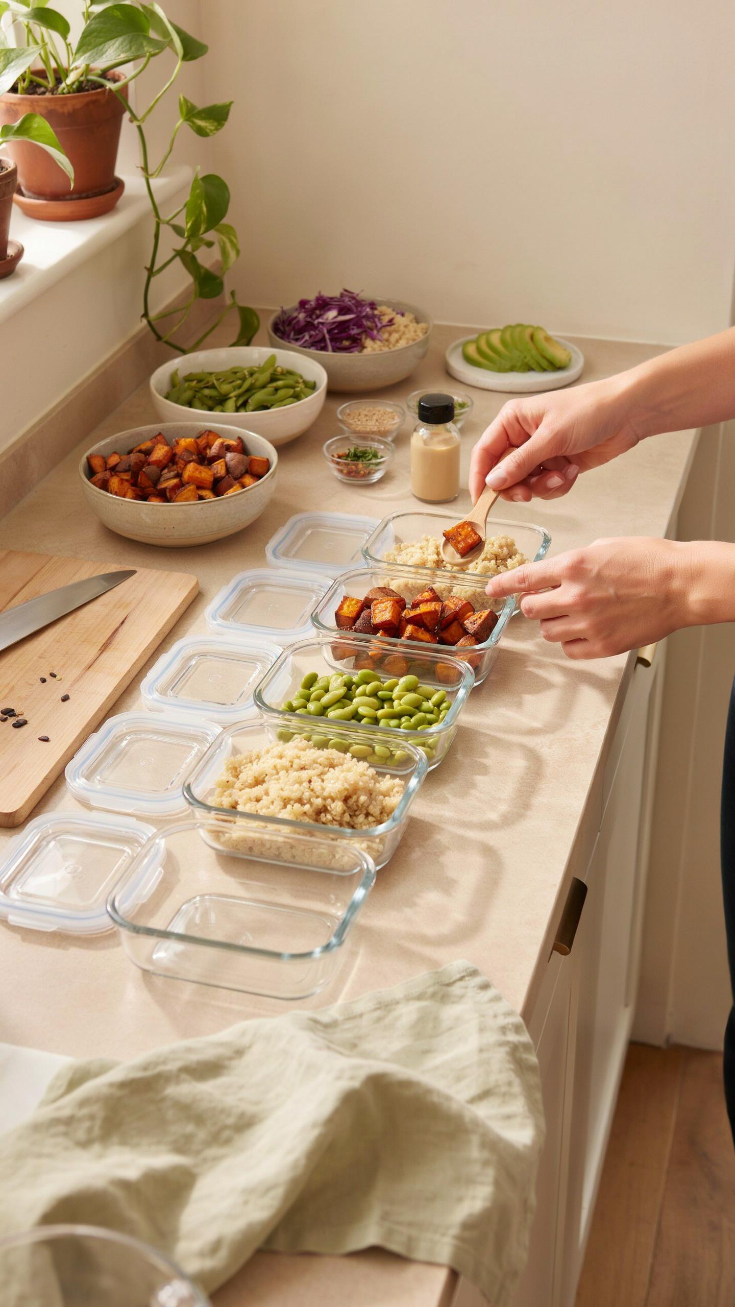 The Flow State Assembly Line For Buddha Bowl Meal Prep