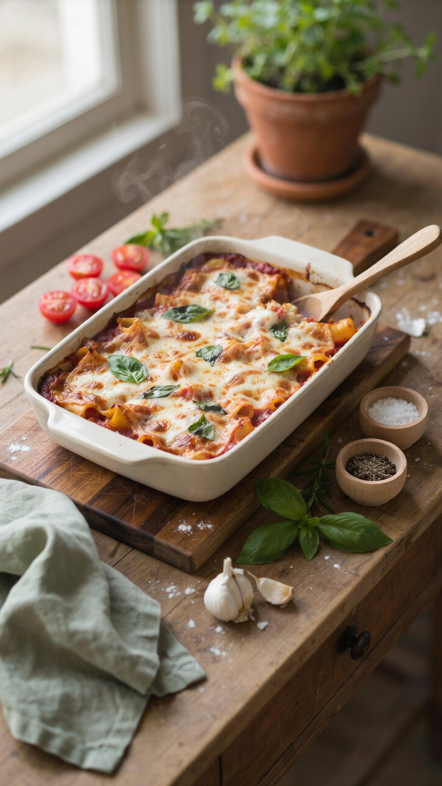 Flavor Scaffolding Building Cravings Not Just Healthy Pasta Bake