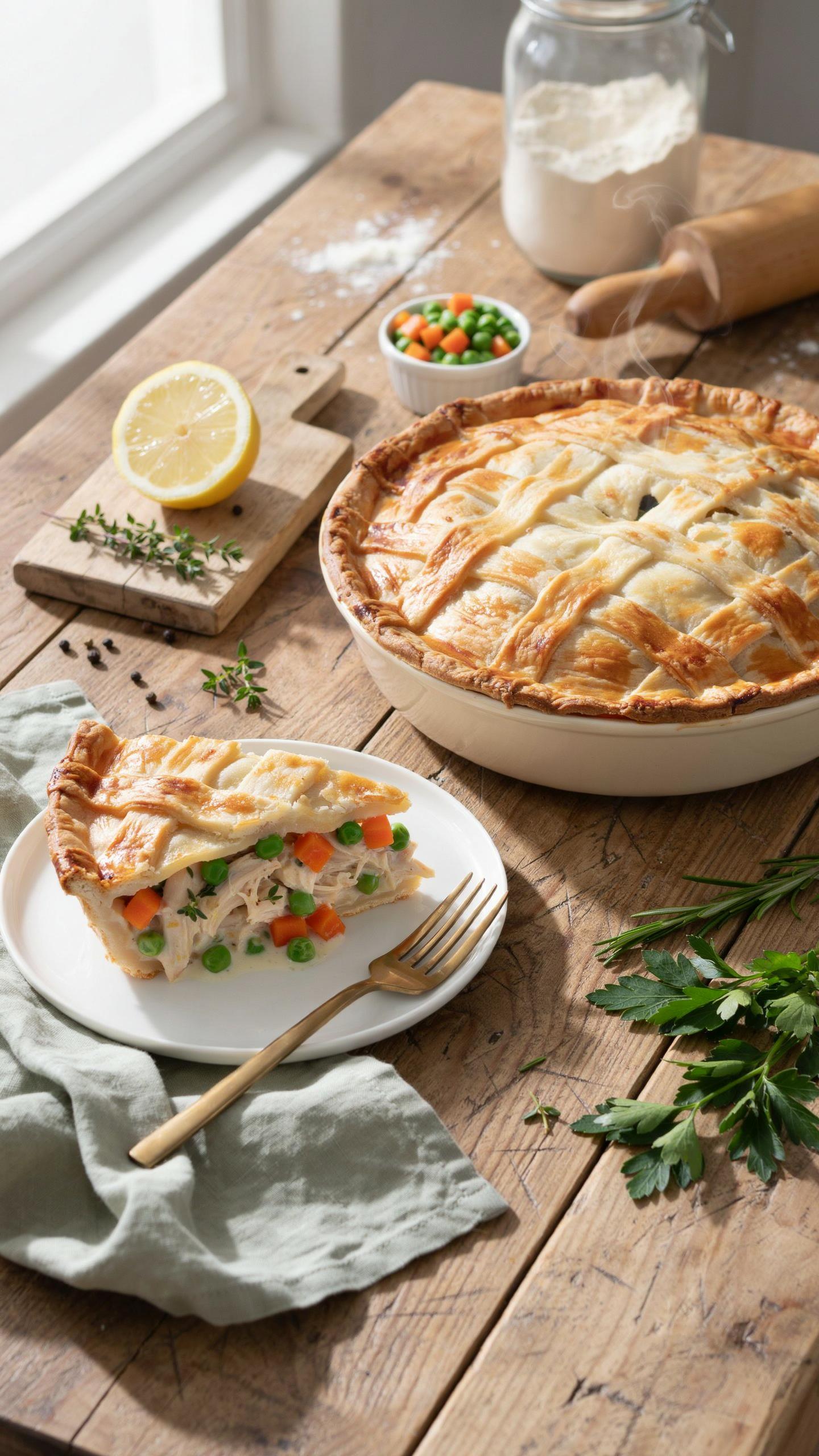 Beyond Healthy The Macronutrient Matrix Of High Protein Chicken Pot Pie
