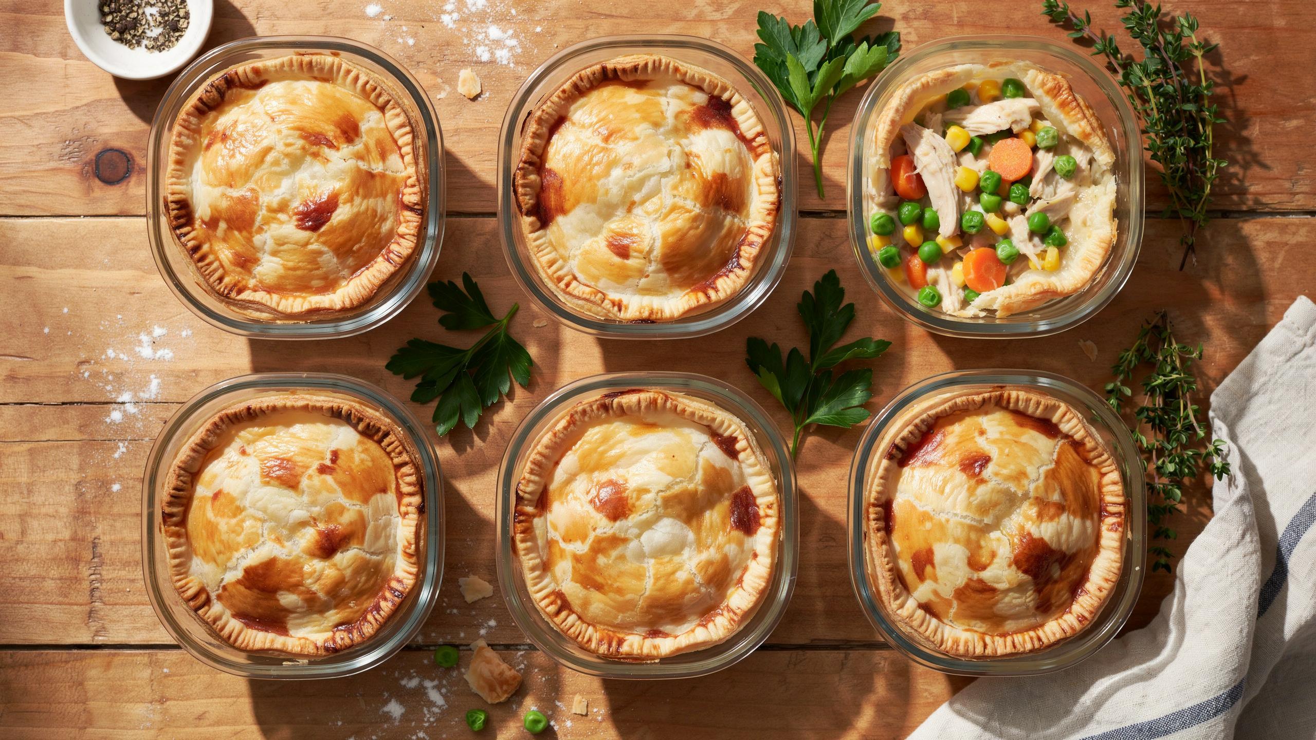 High Protein Pot Pie Meal Prep For Cozy Dinners