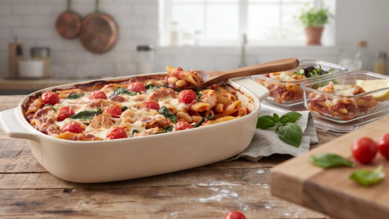High Protein Pasta Bake You Can Meal Prep Ahead