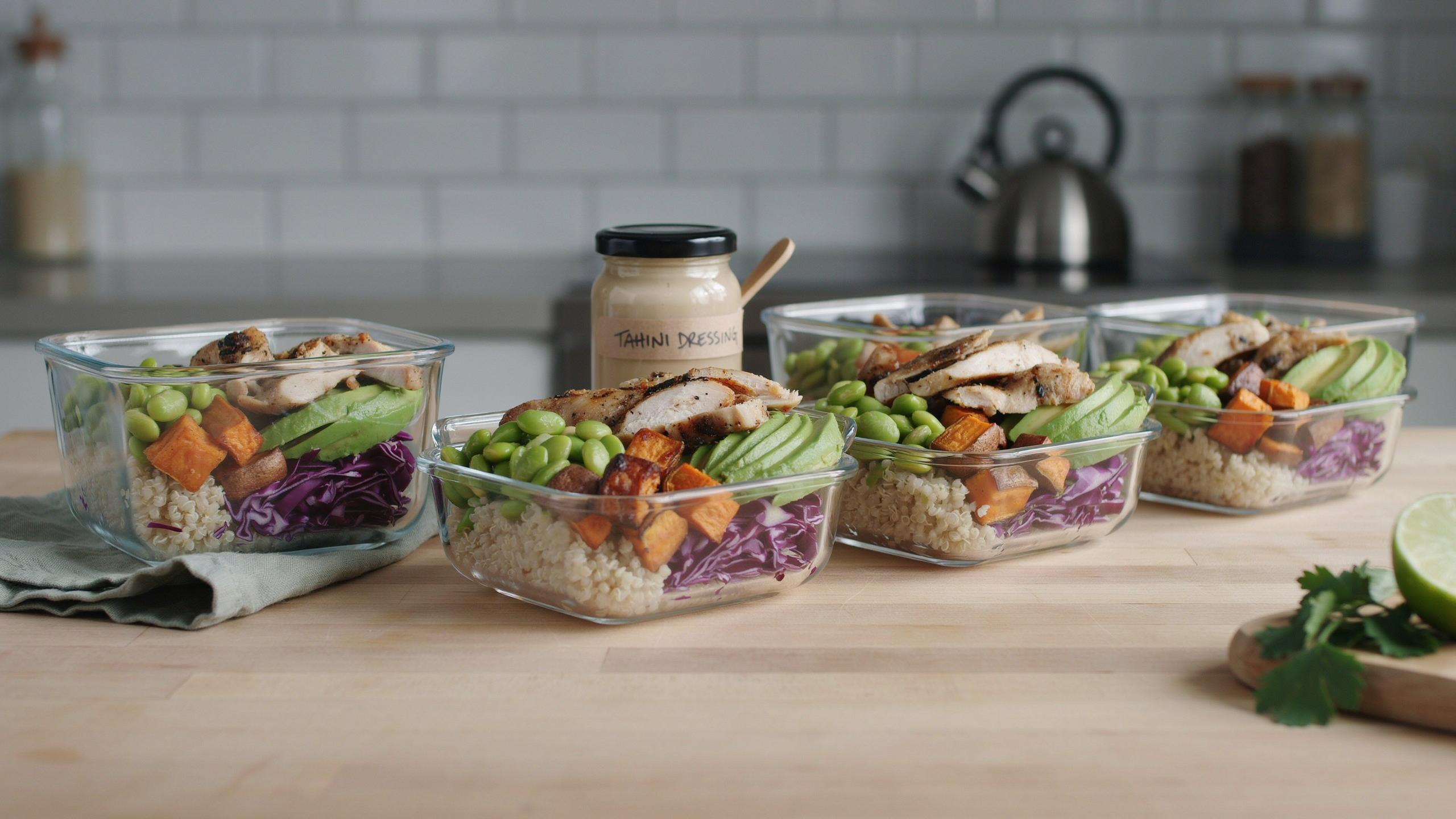 High Protein Buddha Bowl Meal Prep For Balanced Meals