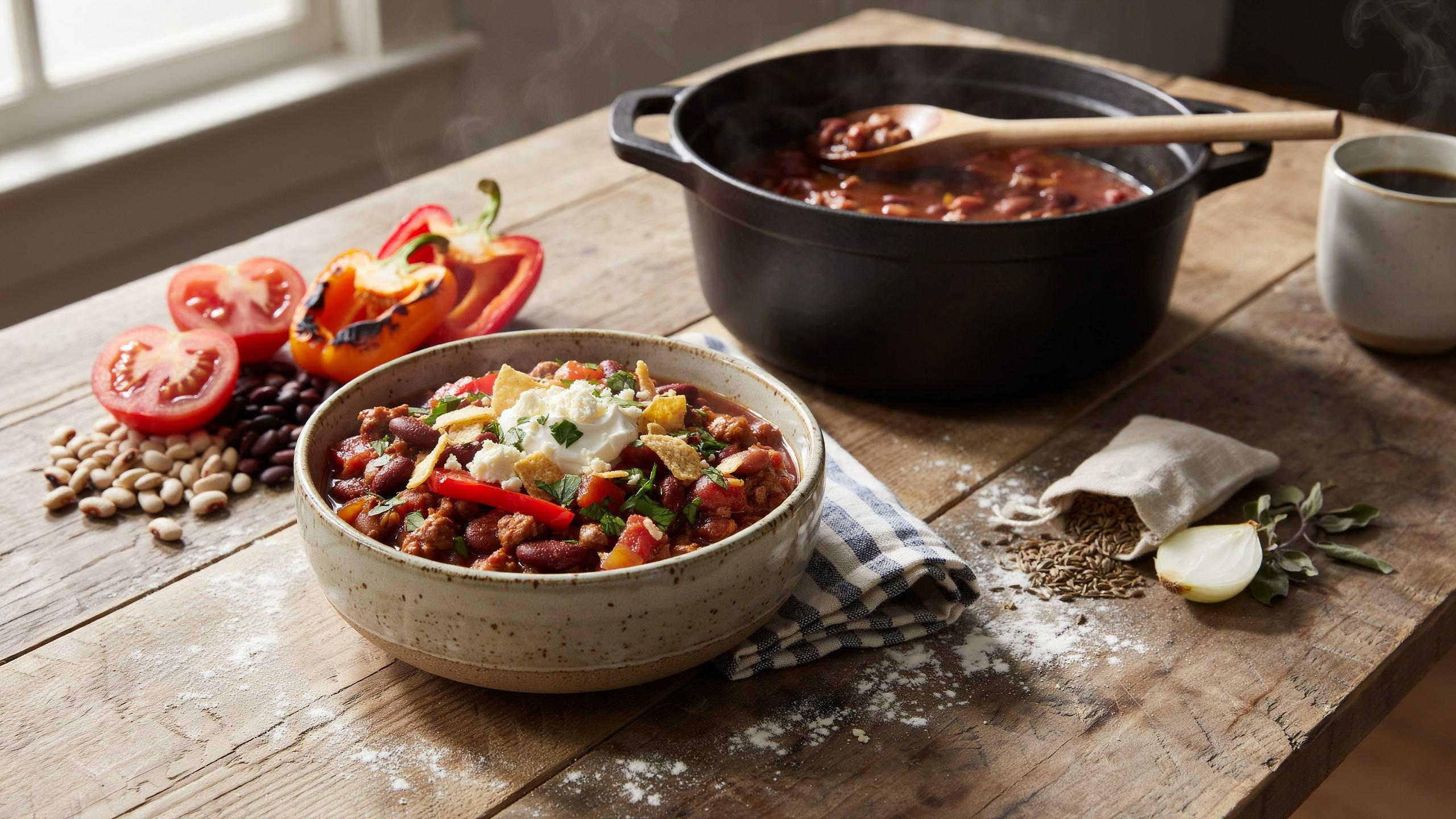 Turkey Chili Meal Prep For Cold Weather Weeks