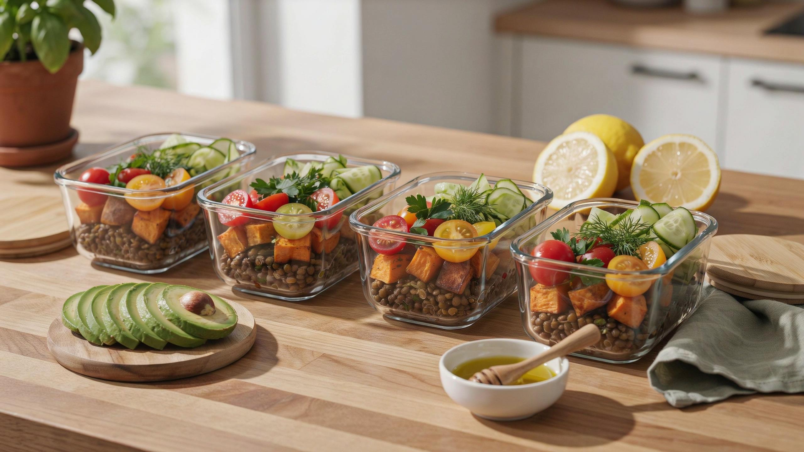 Lentil Meal Prep For High Protein Plant Based Lunches