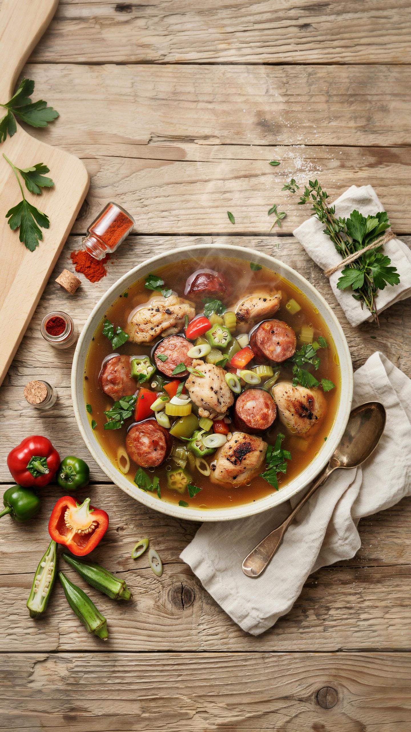 Keto Chicken And Sausage Gumbo The Flavor Matrix