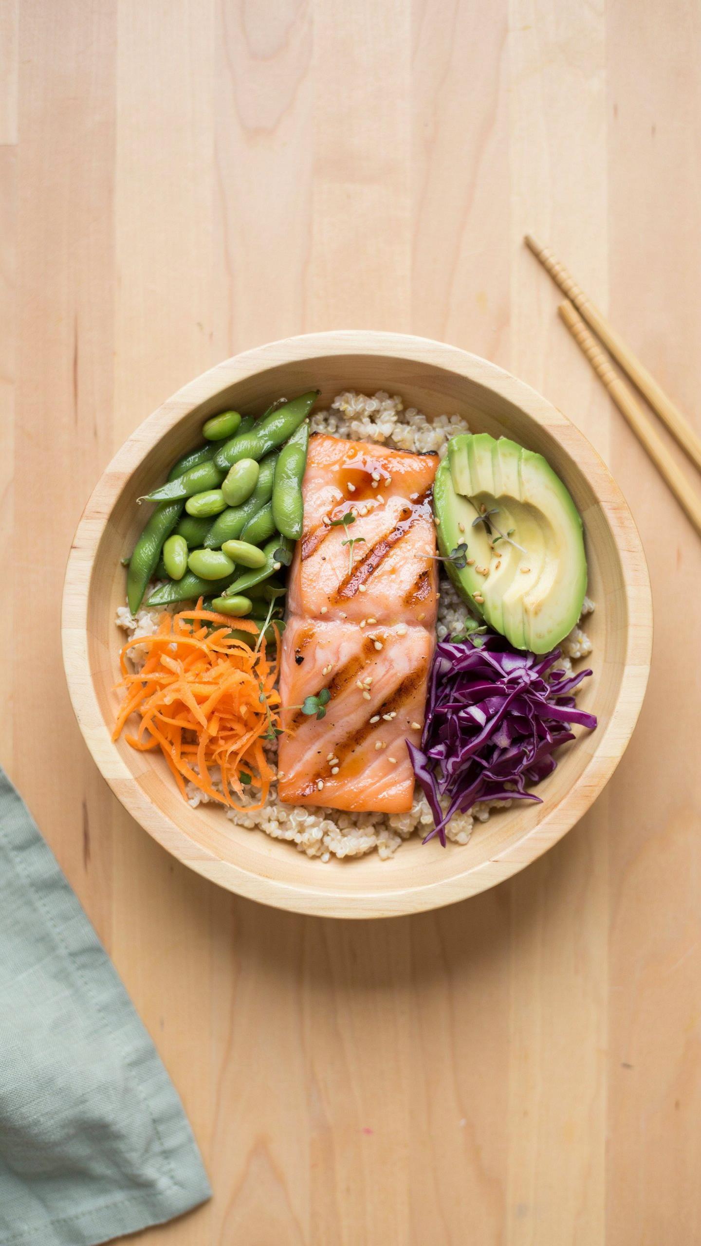 Deconstructing The Healthy Salmon Lunch Bowl