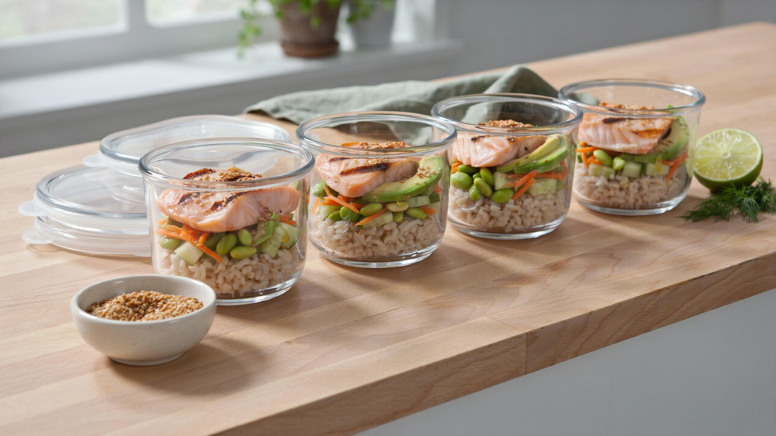 Salmon Rice Bowl Meal Prep For The Week