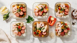 High Protein Gumbo Meal Prep For Batch Cooking
