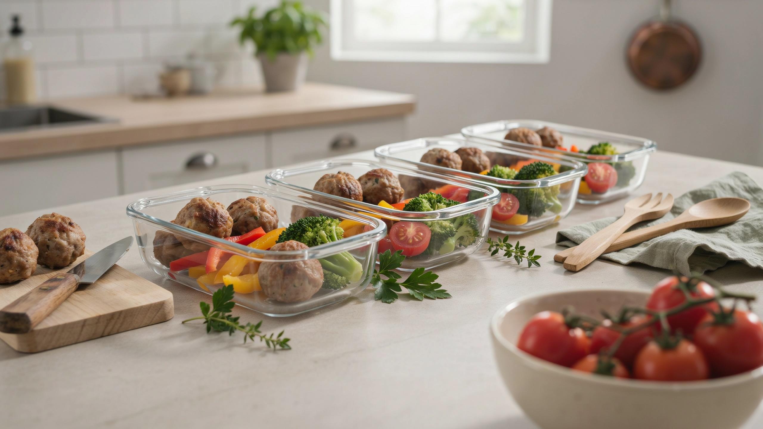 Turkey Meatball Meal Prep For The Whole Week