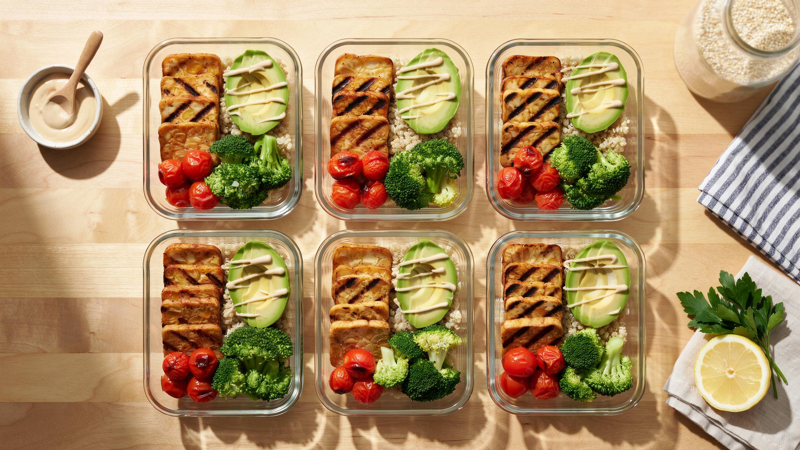 Tempeh Meal Prep For High Protein Vegetarian Dinners