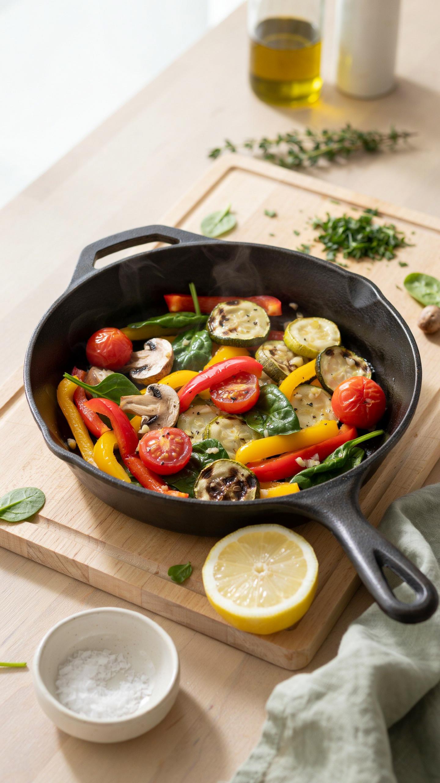 Healthy Vegetable Skillet Meal The Nutrient Density Leverage Biology