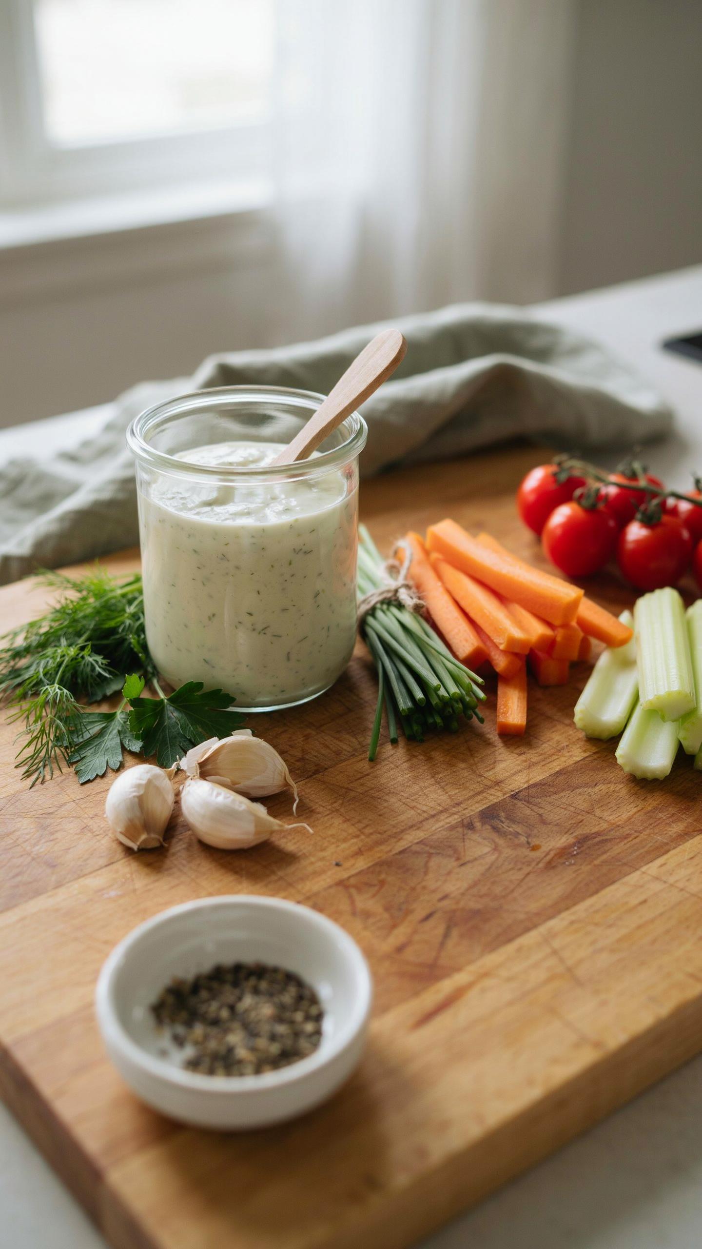 Homemade Ranch Dressing Healthy Greek Yogurt The Long Game