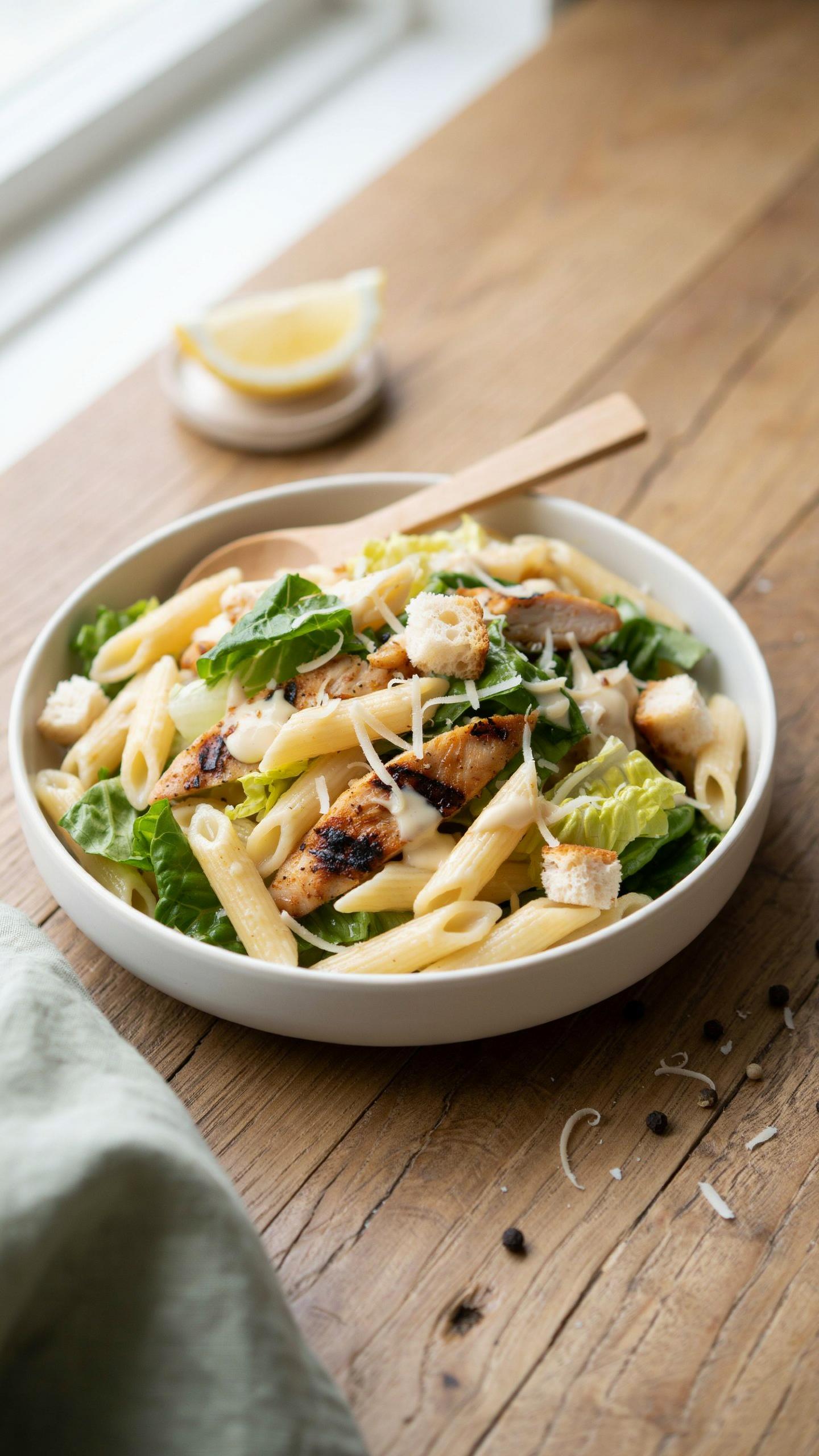 The Chicken Caesar Pasta Salad Hybrid Preventing A Soggy Fusion