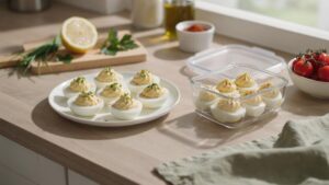 High Protein Deviled Eggs You Can Meal Prep Ahead