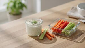 Greek Yogurt Ranch Dip Meal Prep For High Protein Snacking