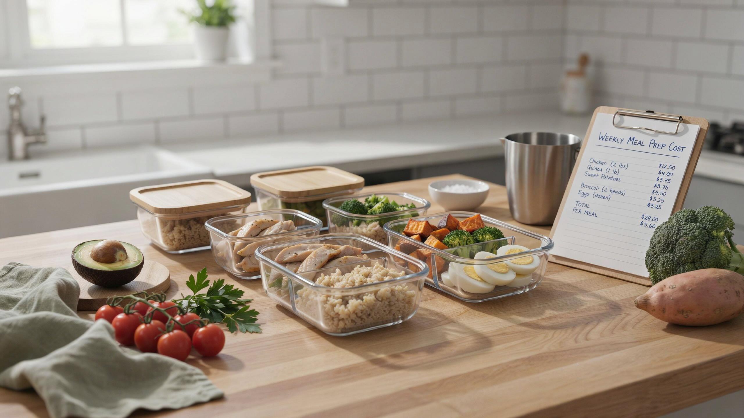 High Protein Meal Prep Cost Per Meal Breakdown