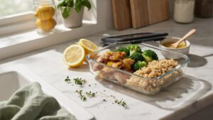 Lemon Chicken Meal Prep For Light High Protein Meals