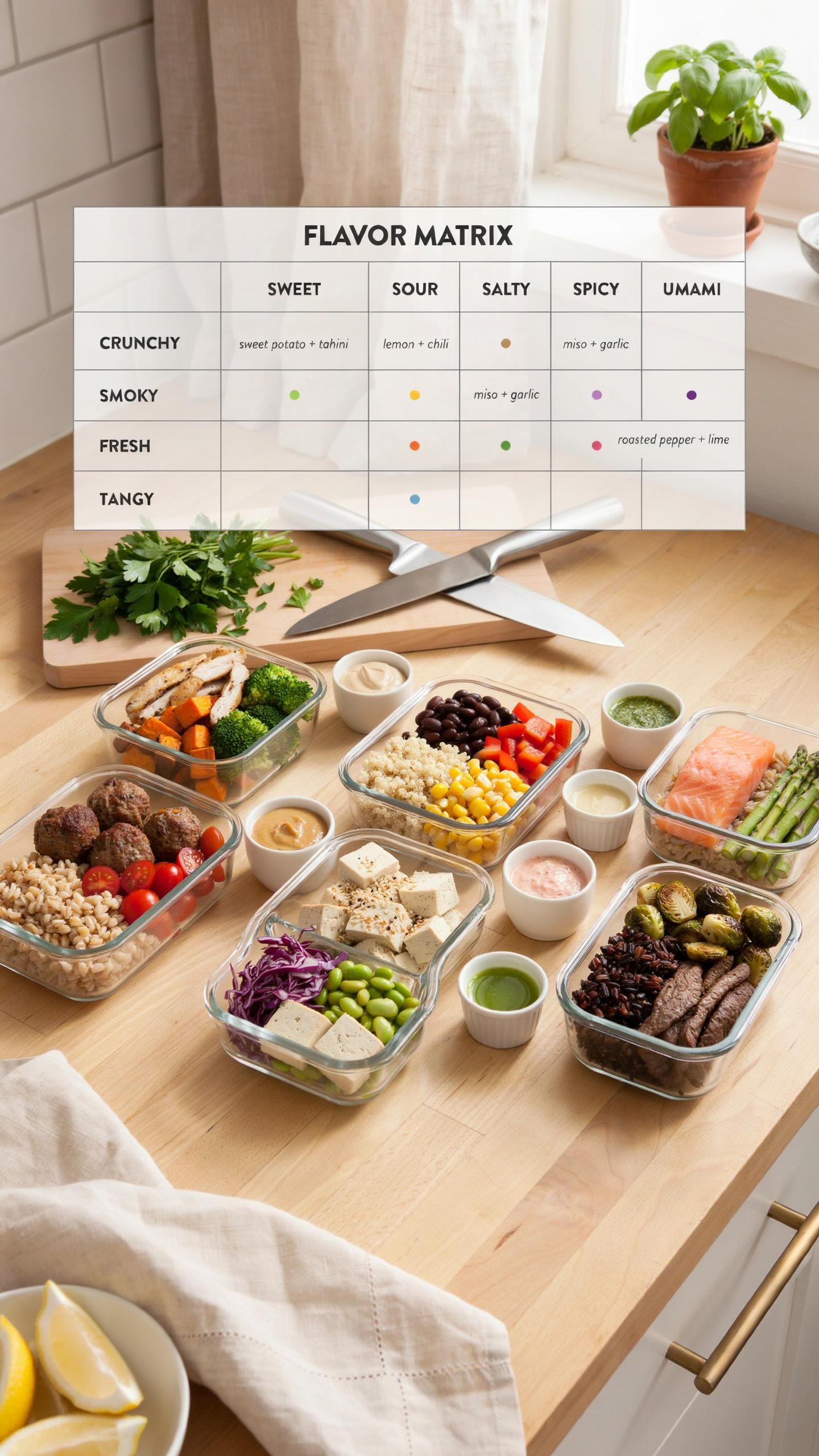 The Flavor Matrix Avoiding Bland Repetition In Food Meal Prep Ideas