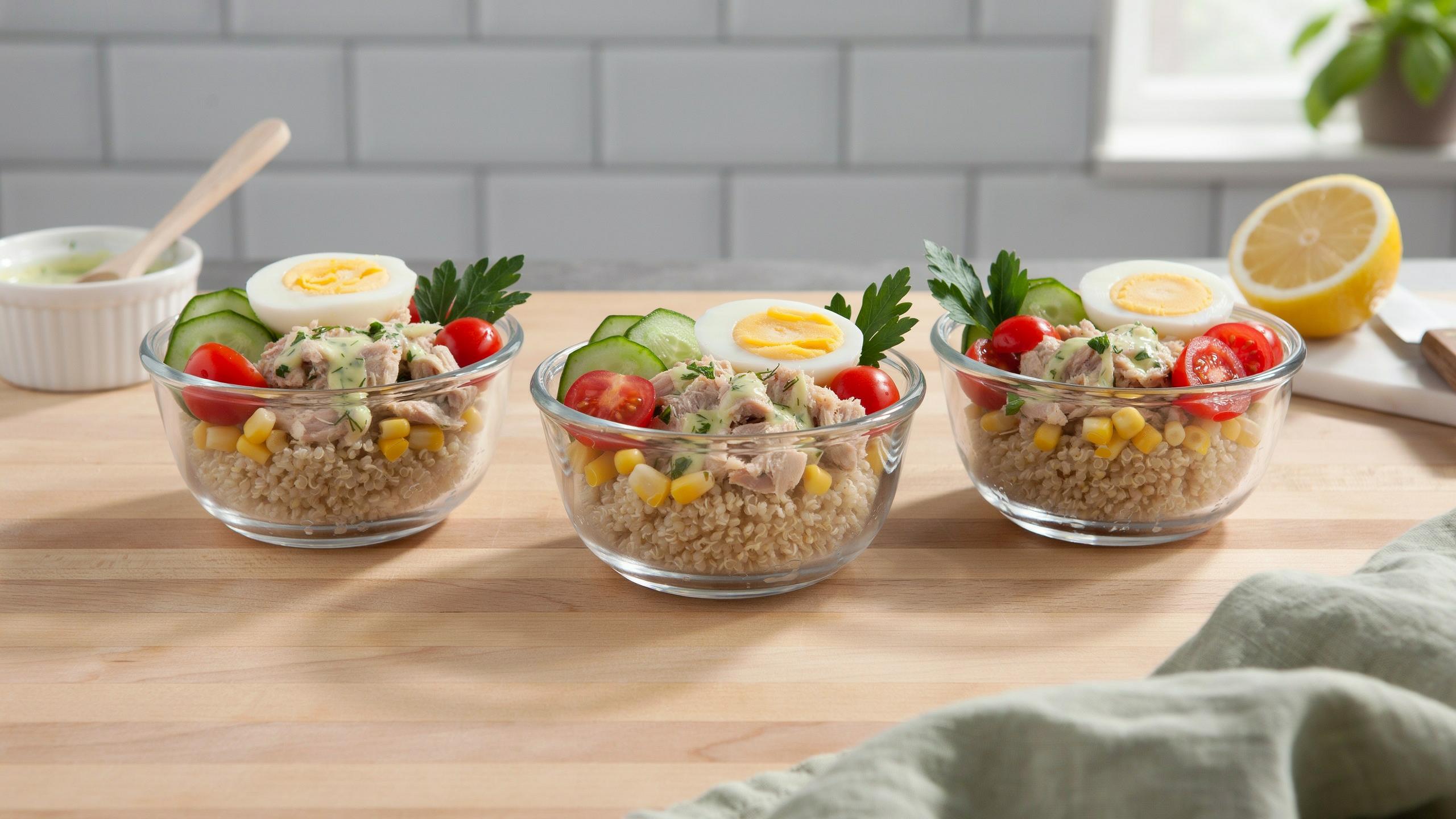 Tuna Meal Prep Bowls For Fast High Protein Lunches
