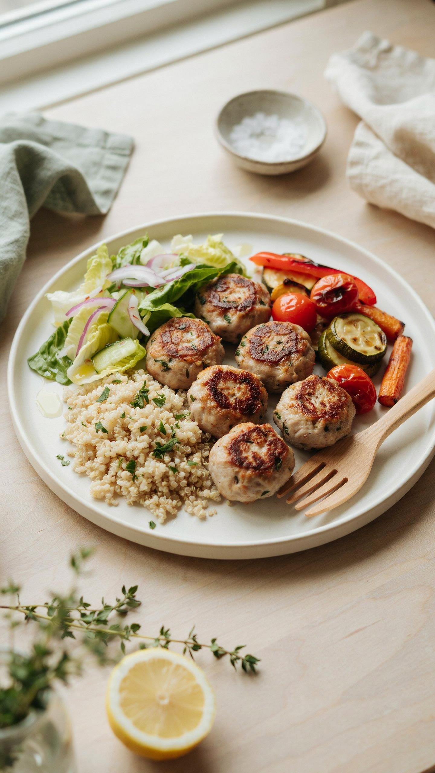 The Anti Bland Sides Pairing Chicken Meatballs With Purpose