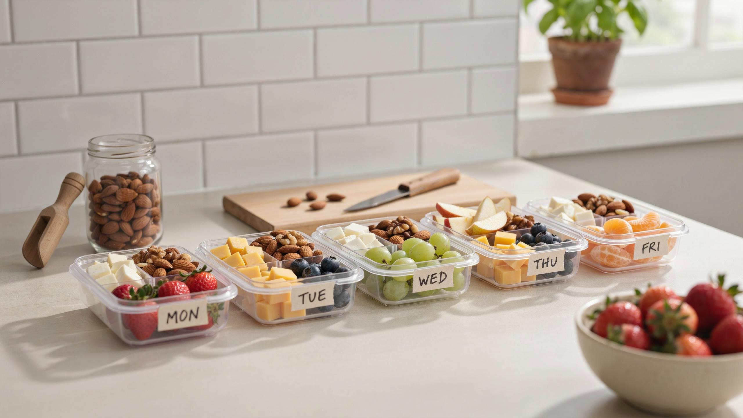 High Protein Cheese Snack Packs You Can Meal Prep Ahead