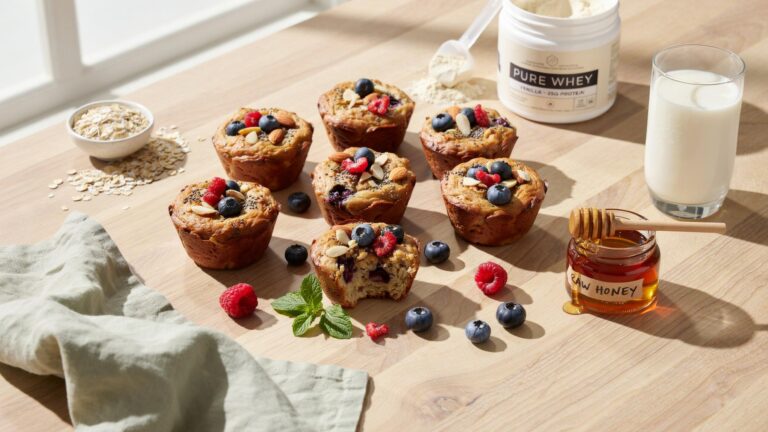 High Protein Baked Oatmeal Cups You Can Prep In Bulk