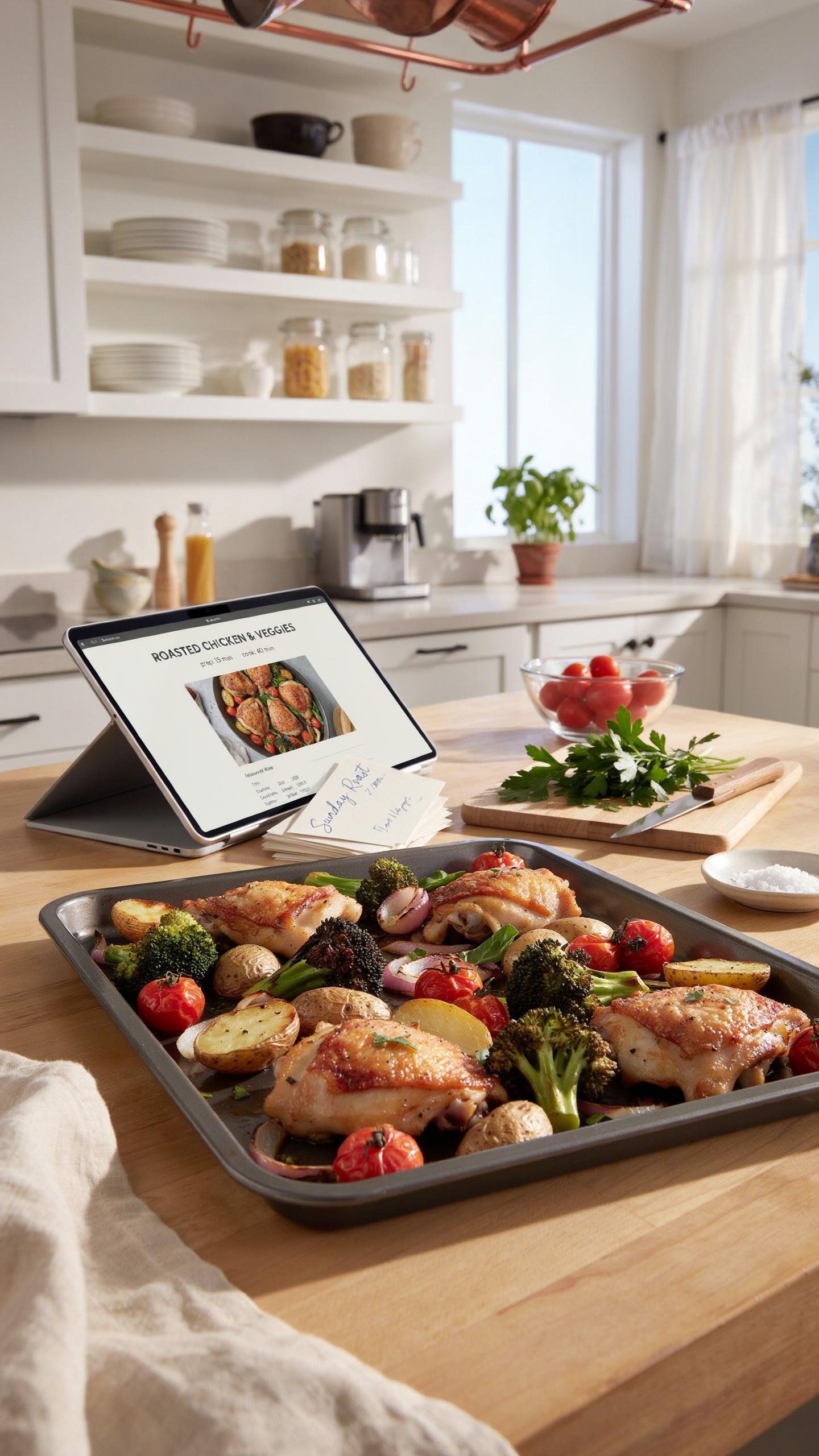 The Kitchen As Command Center For Sheet Pan Dinners