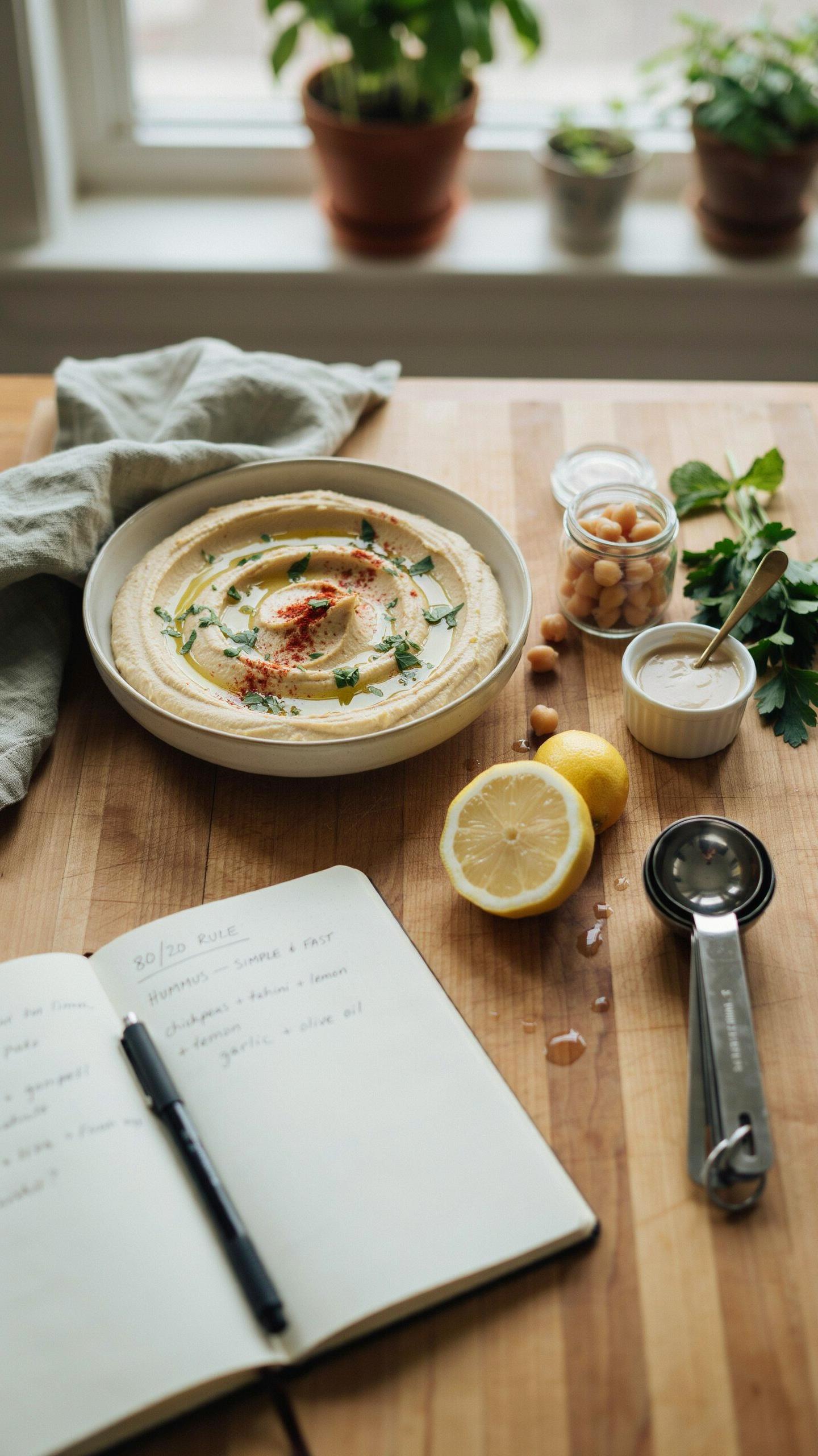 The 8020 Rule Of Protein Hummus Recipe Design Maximizing Density Minimizing Effort
