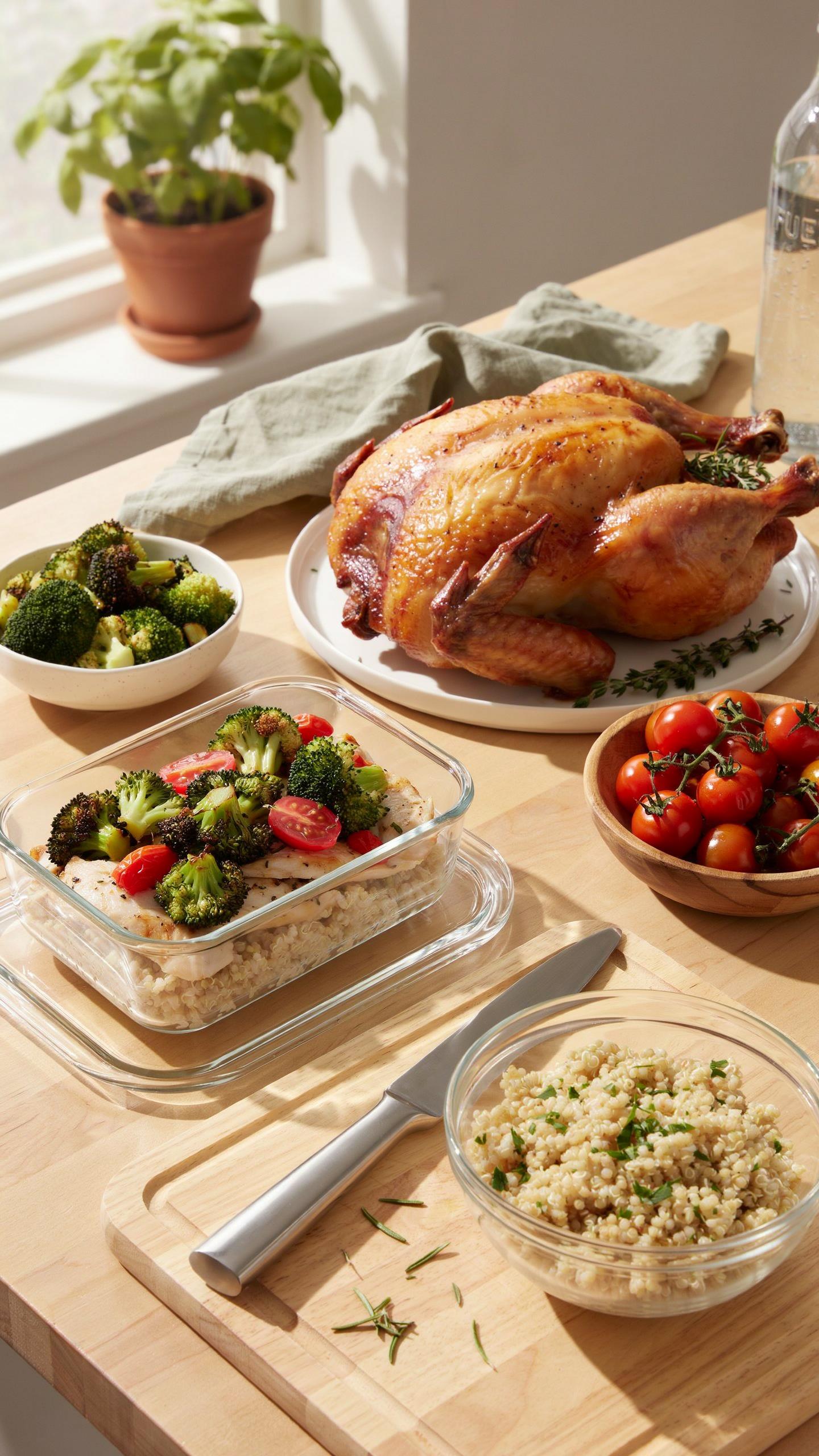 High Protein Meal Prep With Rotisserie Chicken Fueling Your System