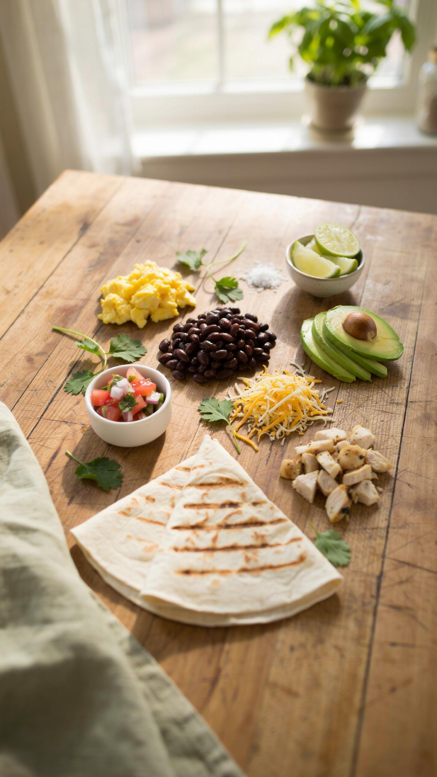 Deconstructing The High Protein Breakfast Quesadilla