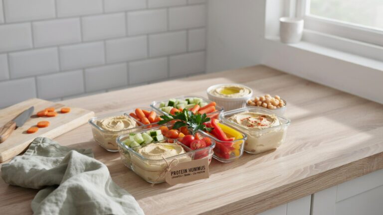 High Protein Hummus Snack Packs You Can Meal Prep In Advance