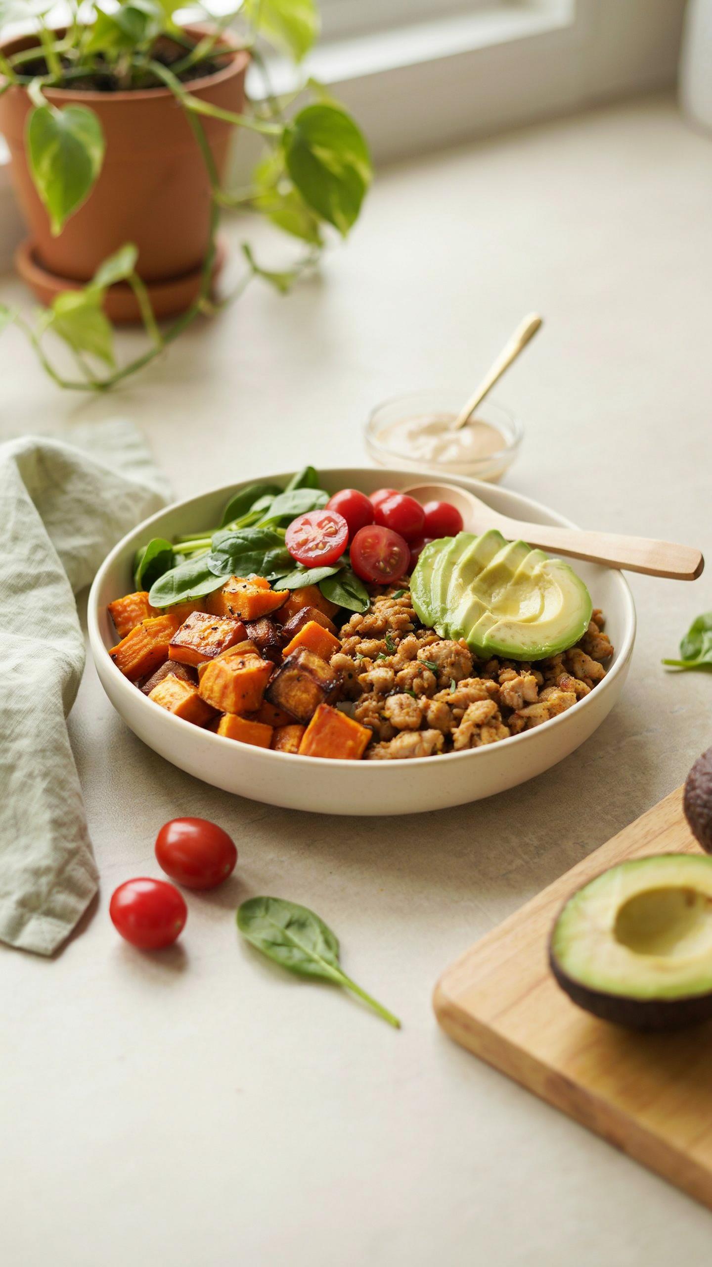 Sweet Potato Ground Turkey Bowl From Concept To Consumption