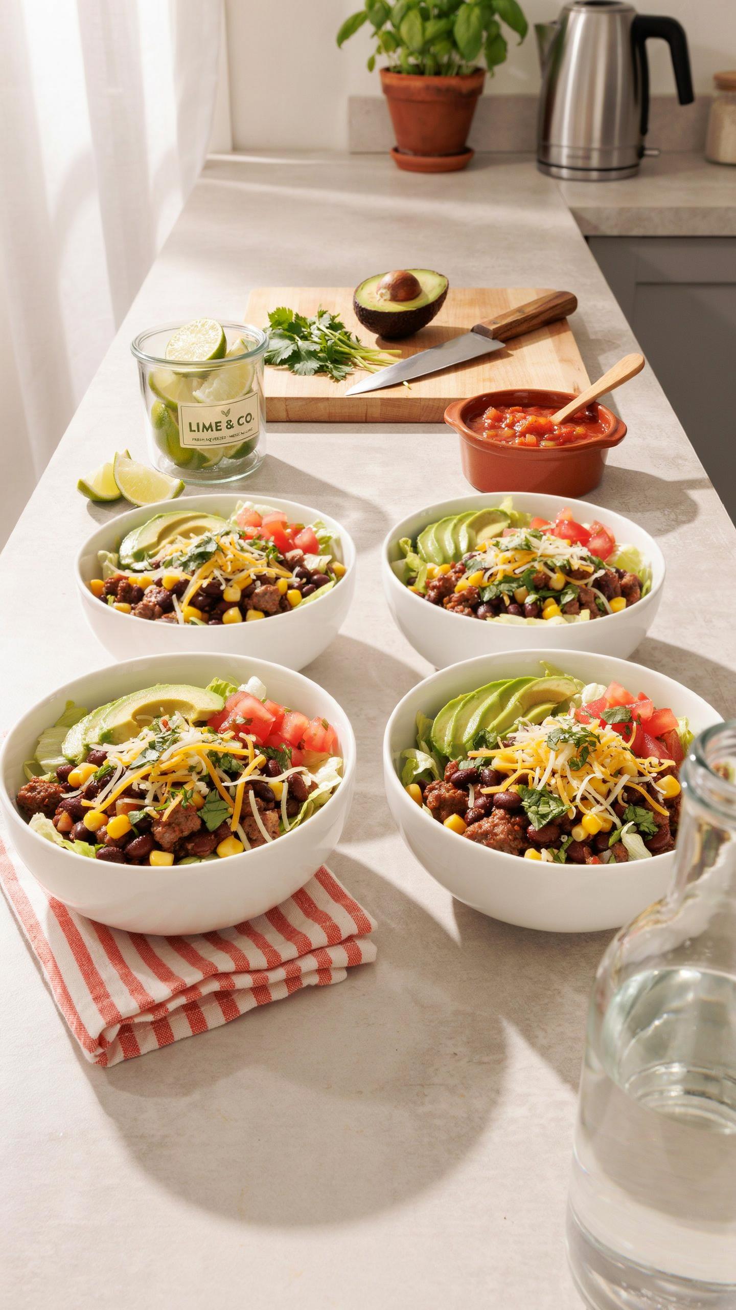 The Set And Forget Taco Bowl Meal Prep System