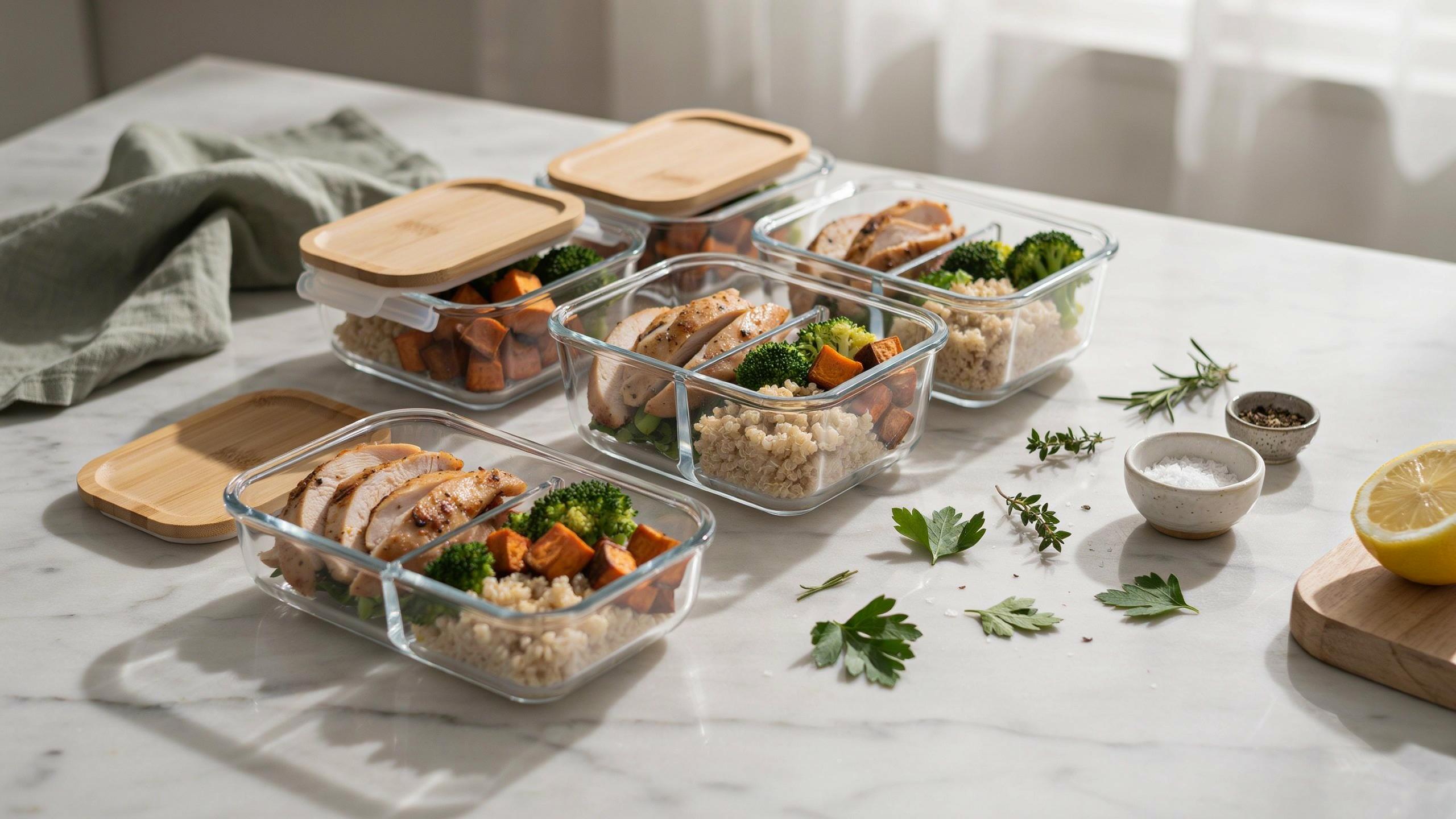 High Protein Dinner Meal Prep Under 500 Calories
