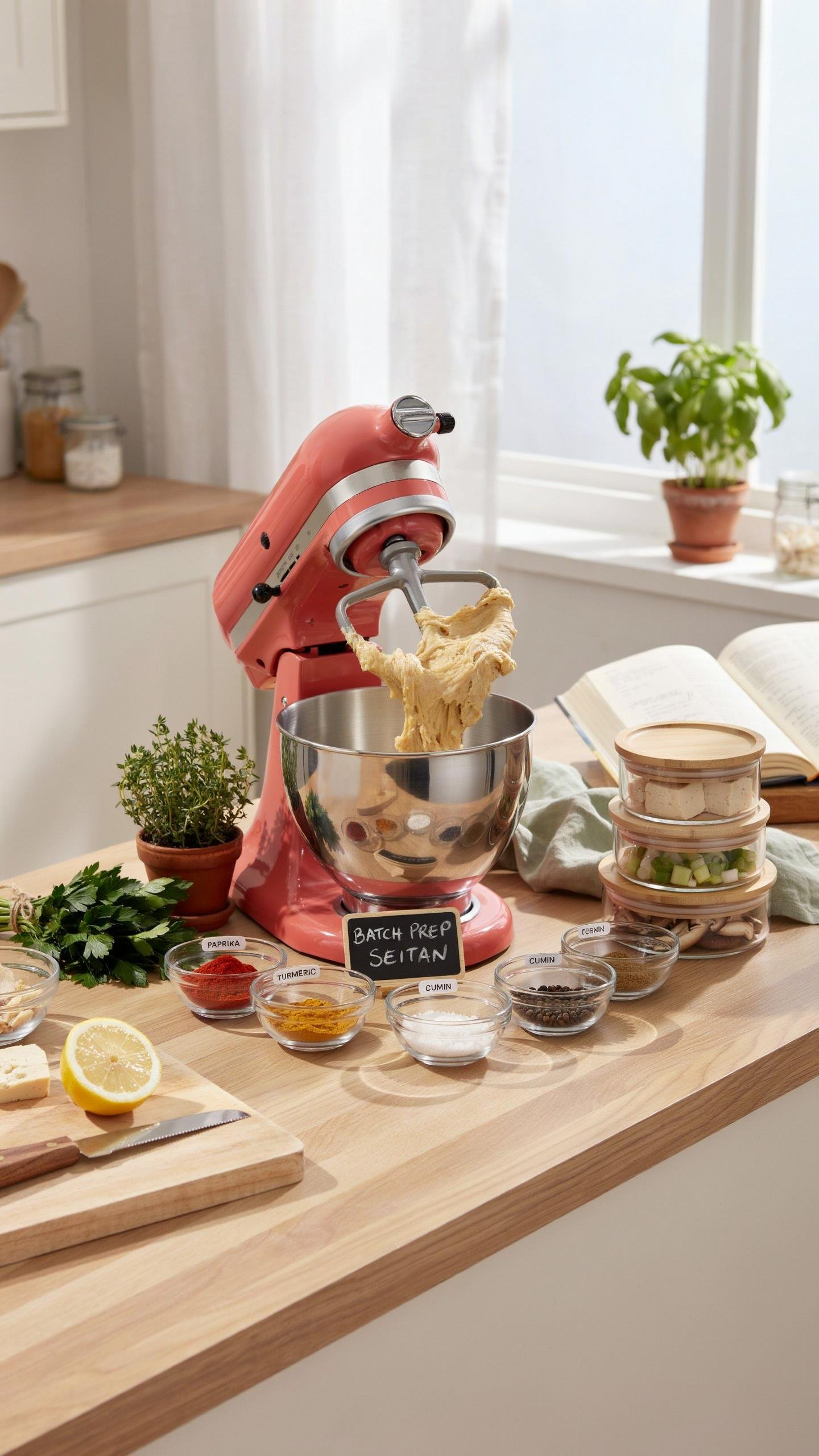 Seitan Recipe Batch Prep Automation