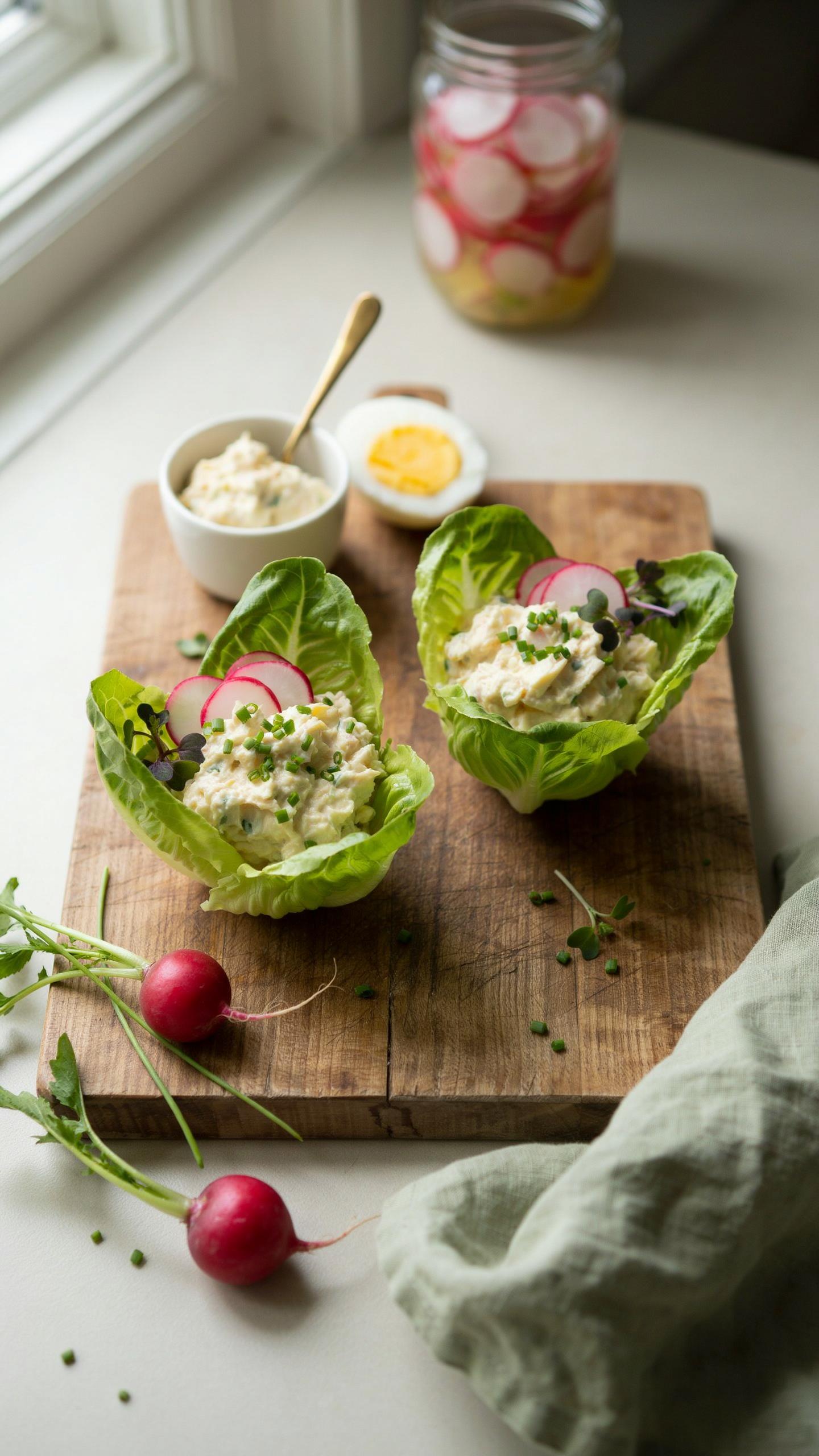 The Healthier Egg Salad Sandwich Ditching The Bread Dogma