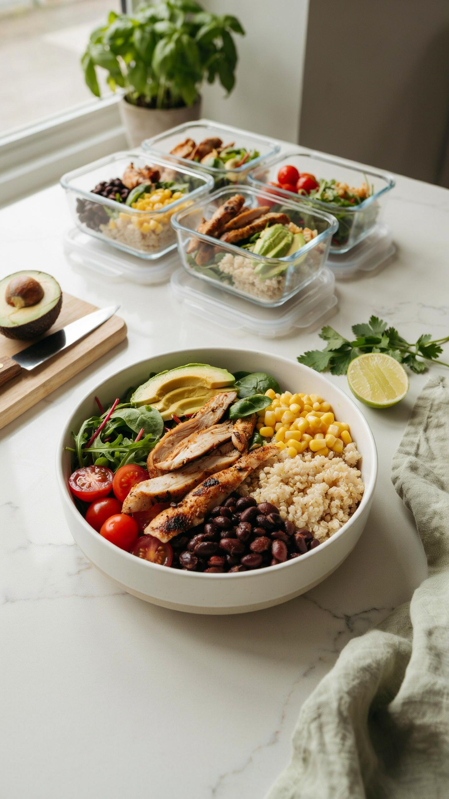 The Automated Fuel Protocol High Protein Power Bowl Meal Prep