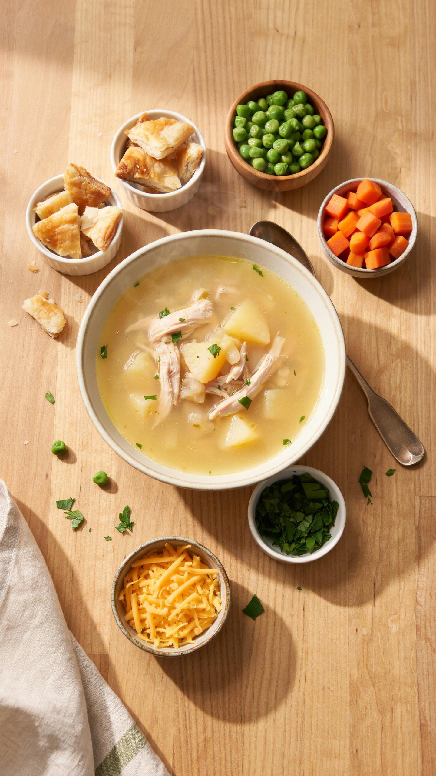 Tailoring For Taste Chicken Pot Pie Soup Customization