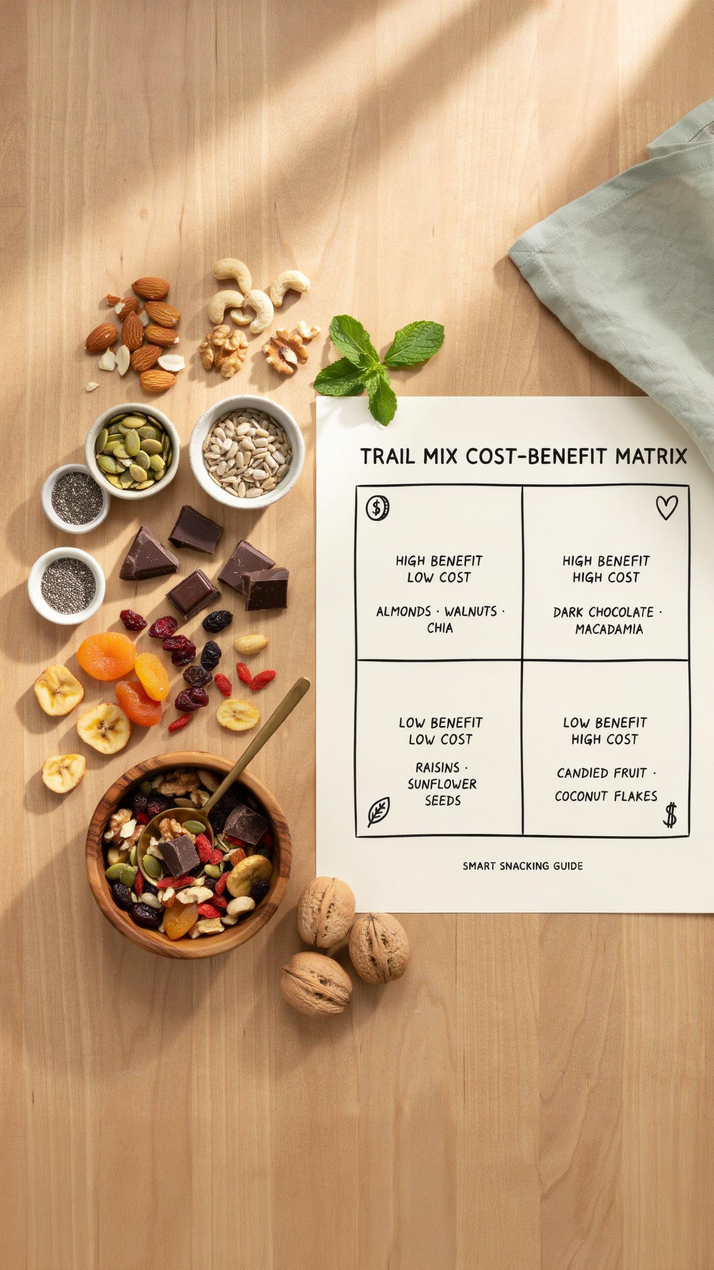 The Cost Benefit Matrix Protein Trail Mix Recipes For The Savvy