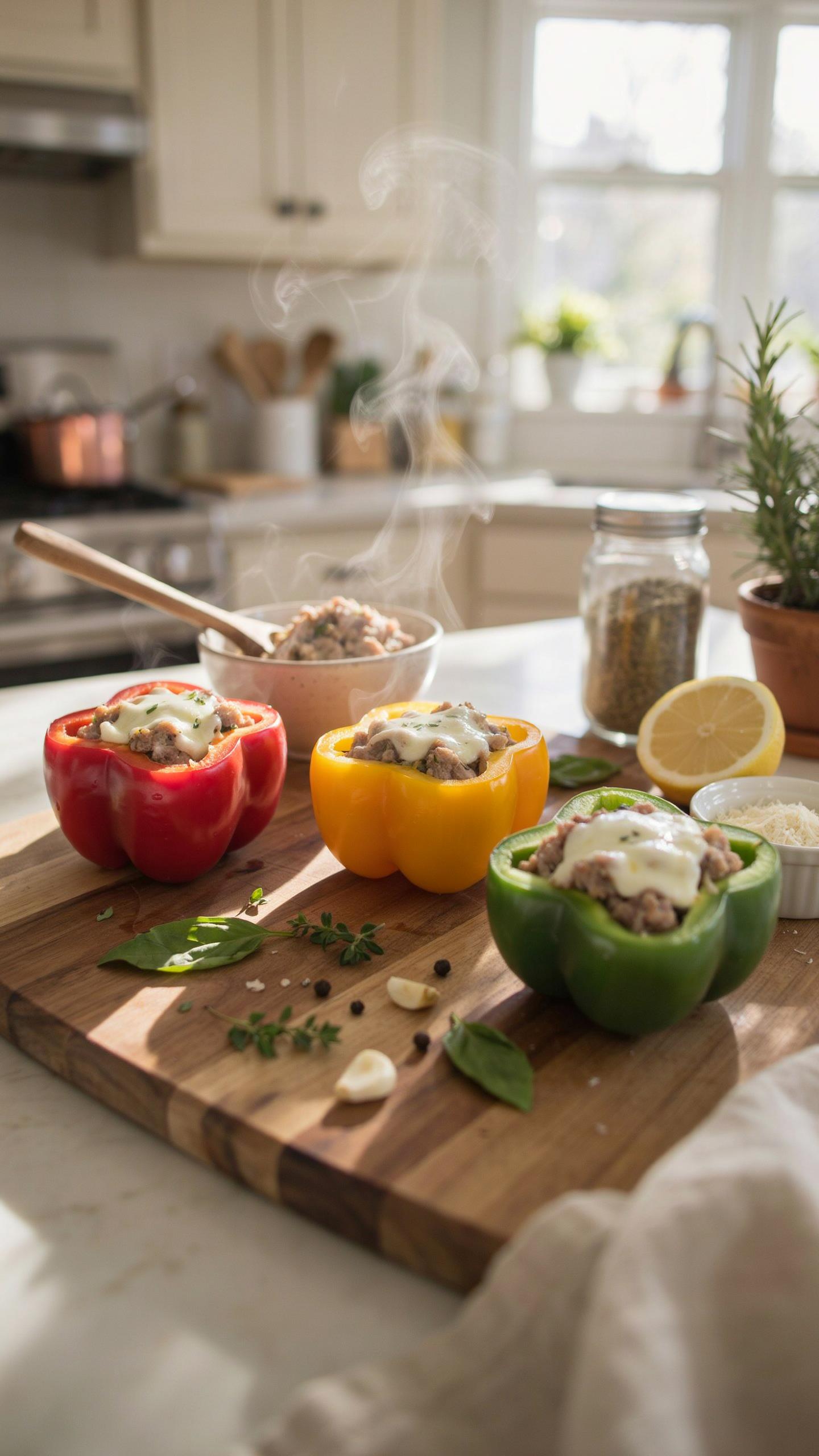 The Thermodynamic Flow Of Turkey Stuffed Peppers Dinner Assembly