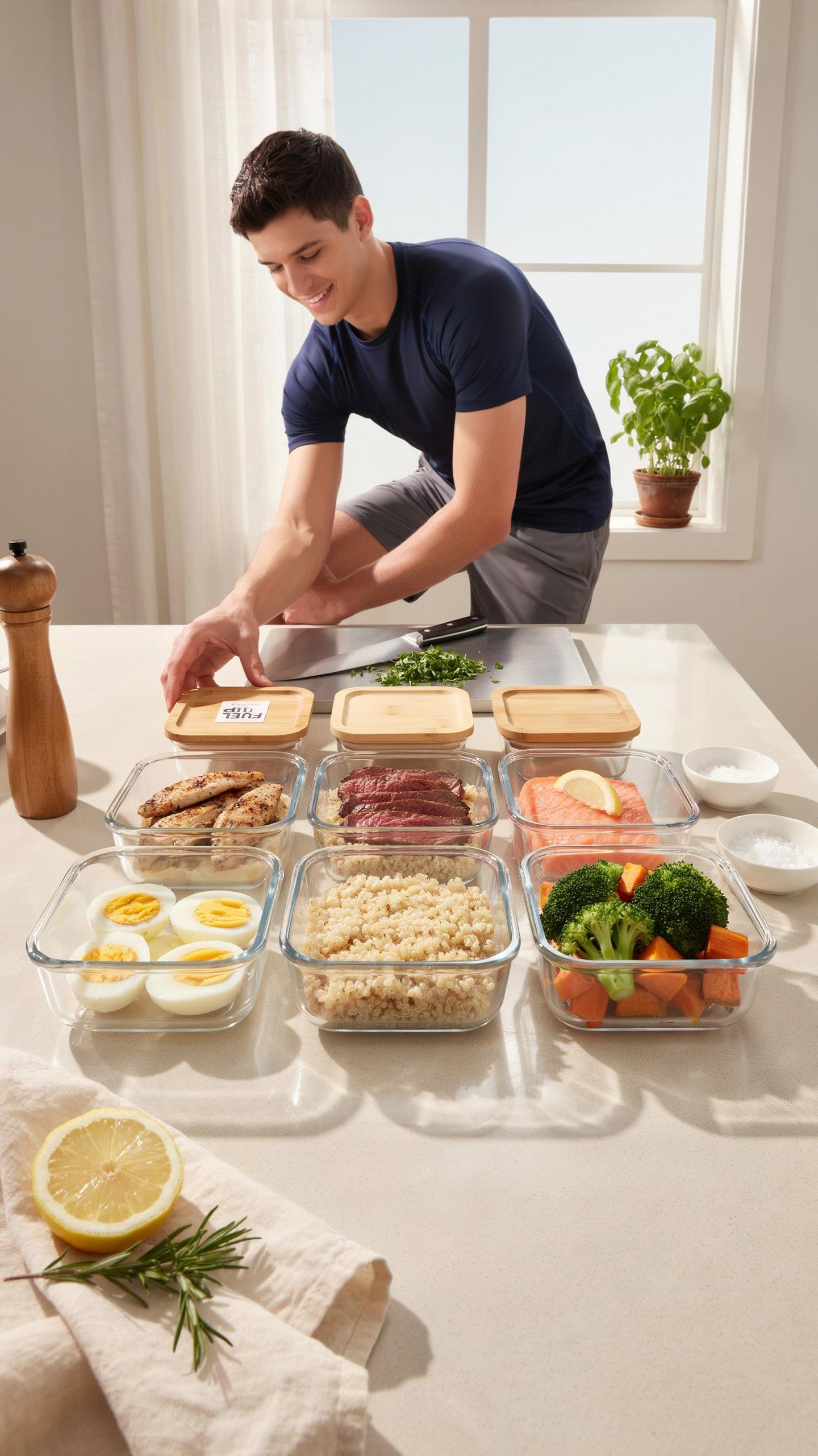 Football Player Meal Plan Optimized Protein Sources