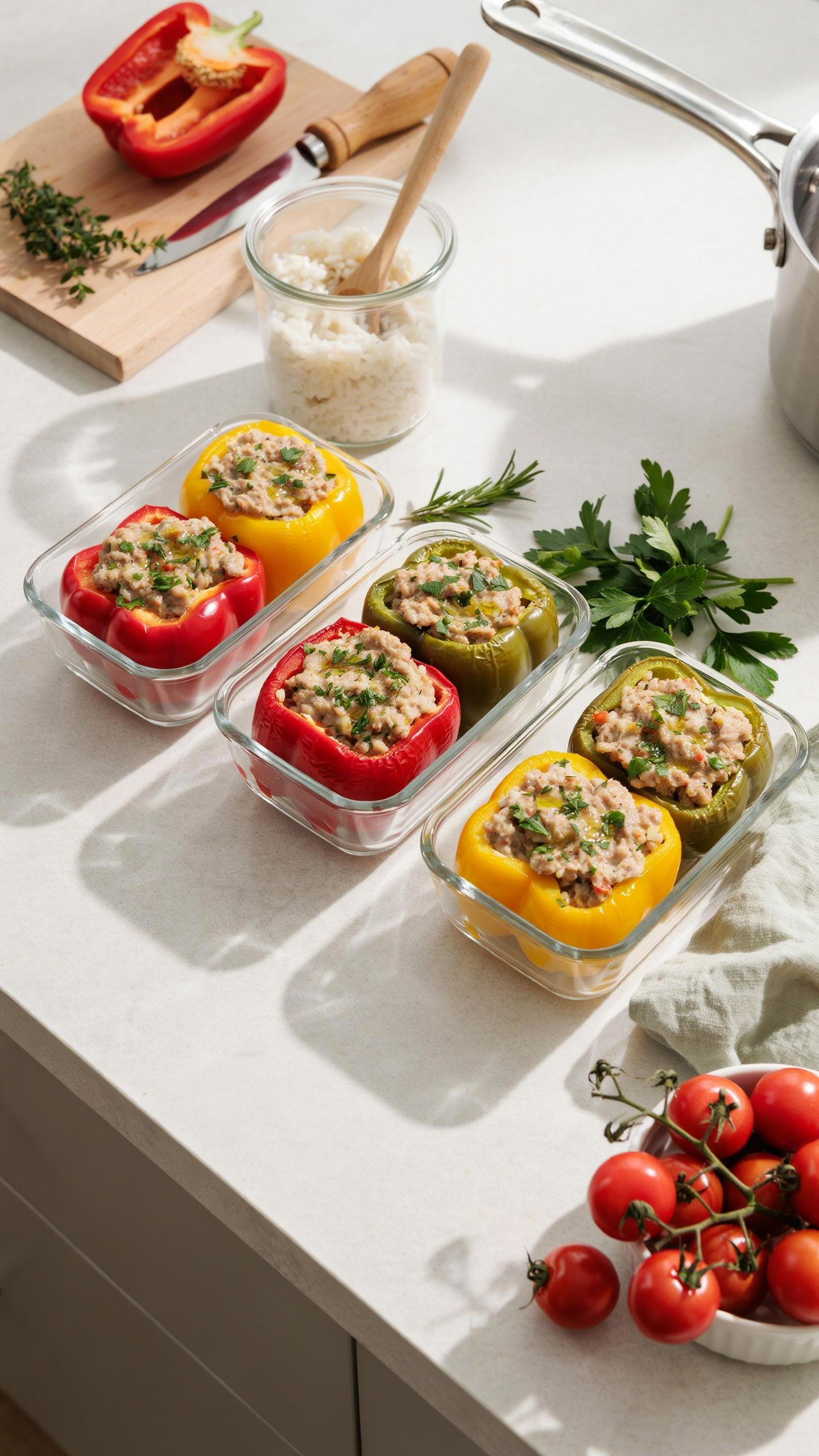 The Prep Ahead Payload Protocol Maximizing Ground Turkey Stuffed Peppers Efficiency
