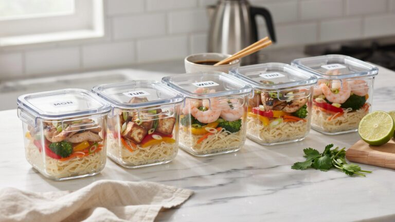 High Protein Noodle Bowls You Can Meal Prep Ahead