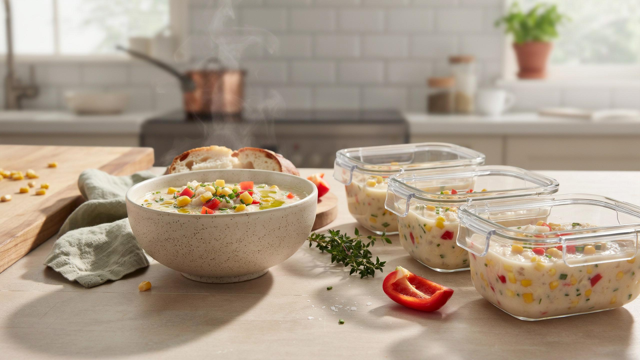 High Protein Chowder Meal Prep For Cozy Dinners
