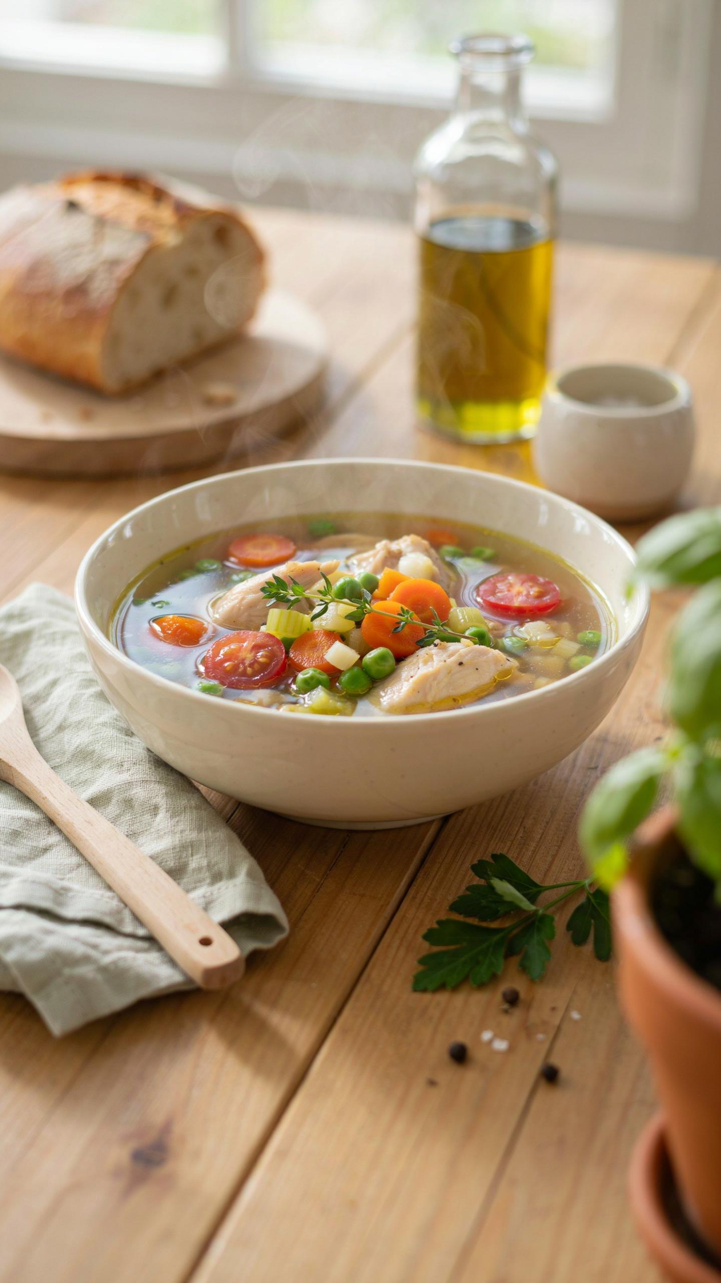 Vegetable Soup With Chicken A Case Study In Efficiency