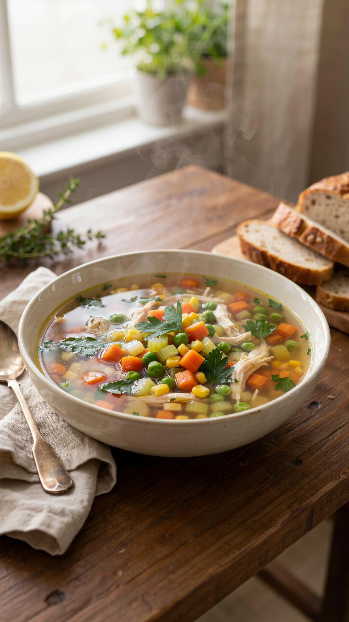 Vegetable Soup With Chicken Covert Nutrient Delivery