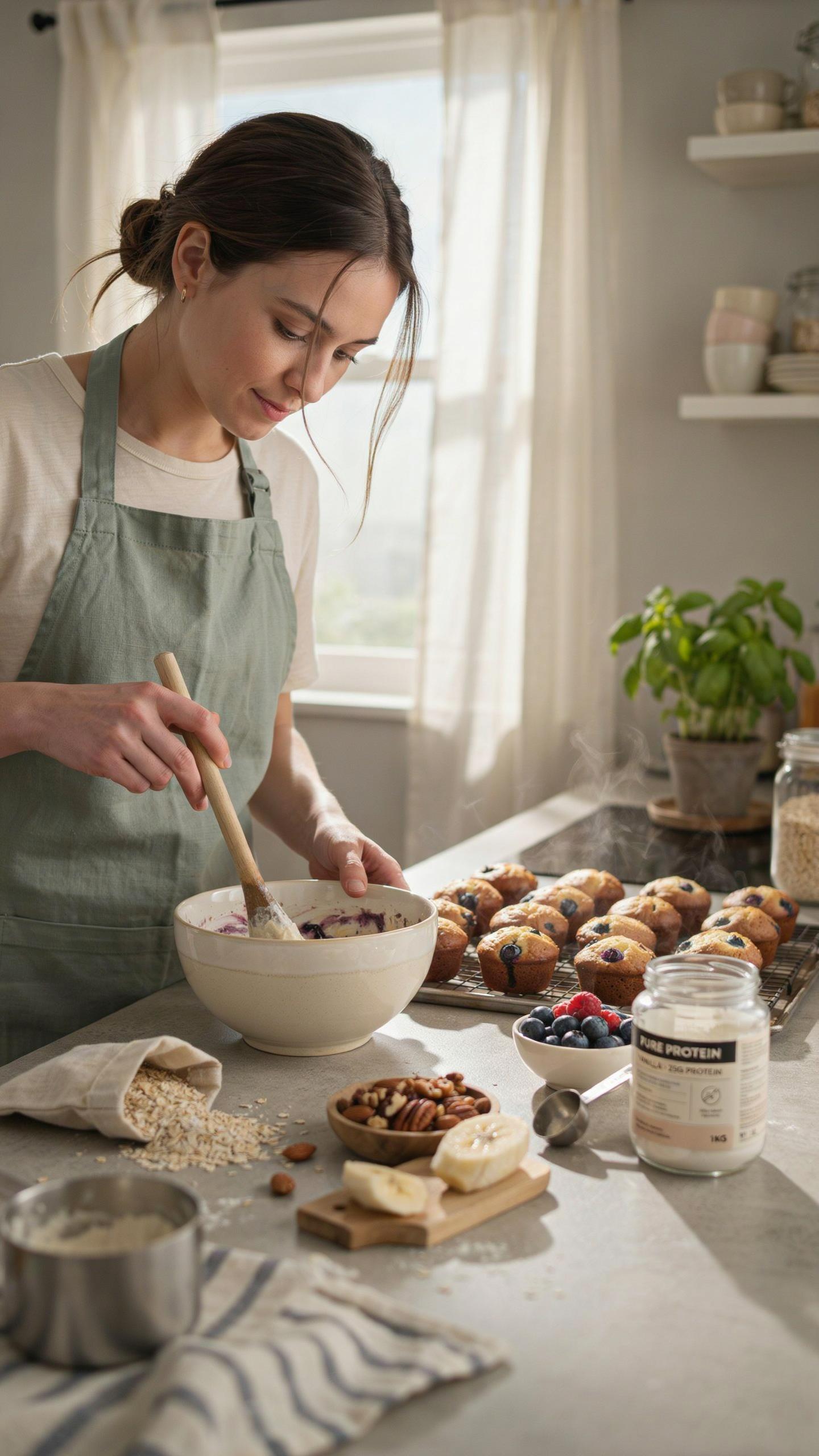 The Anti Recipe Crafting Your Own High Protein Muffins